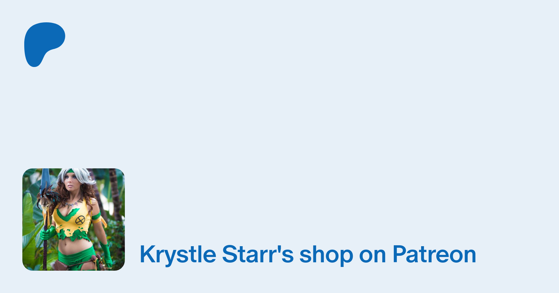 Krystle Starr | creating Cosplays, Videos, Paintings and Comics | Patreon