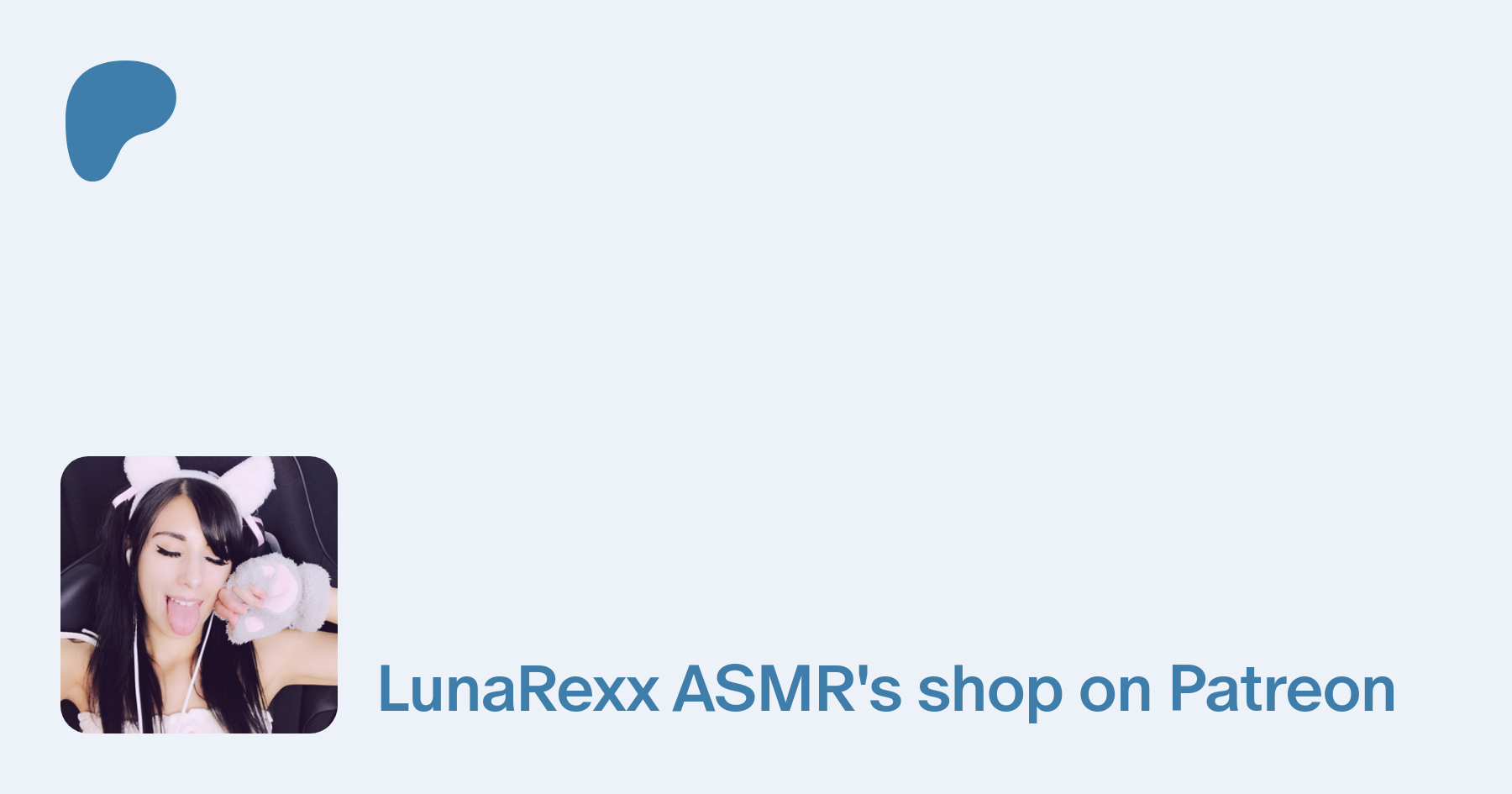 LunaRexx ASMR | Creating EXCLUSIVE ASMR Videos & Cosplay Content (LEWD) |  Patreon