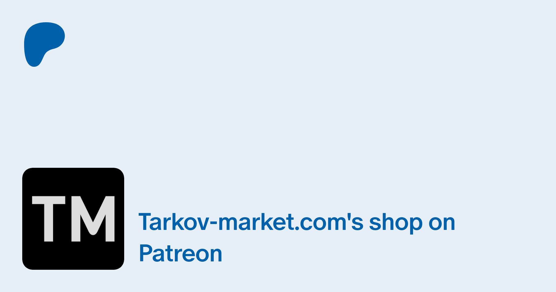 Tarkov-market.com | Creating Escape From Tarkov price monitoring tool |  Patreon