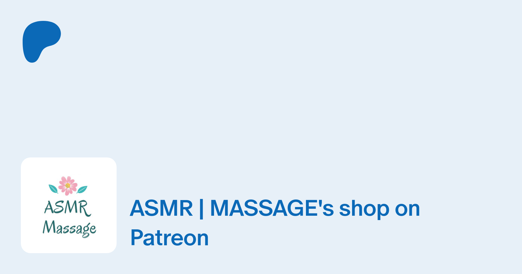 ASMR | MASSAGE | creating videos | Patreon