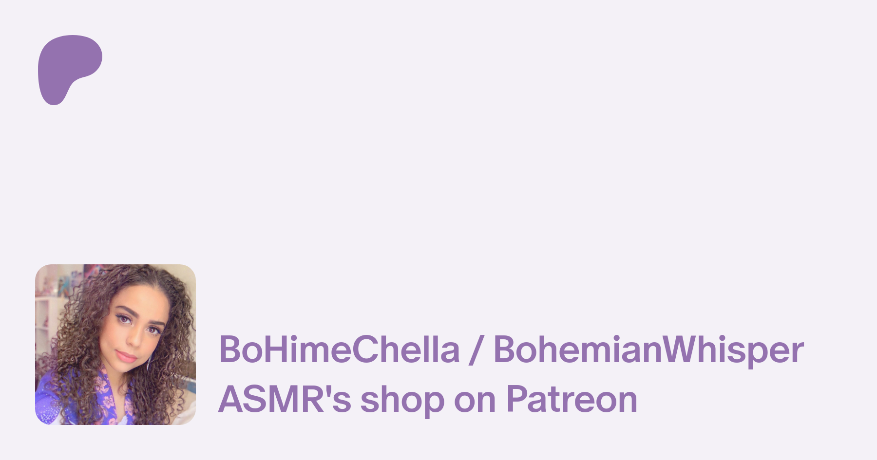 BoHime Chella / BohemianWhisper ASMR | Videos and Livestreams on Twitch and  Youtube | Patreon