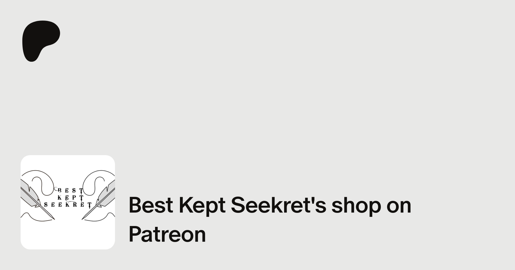 Best Kept Seekret | creating Podcast and digital content that spreads  awareness | Patreon