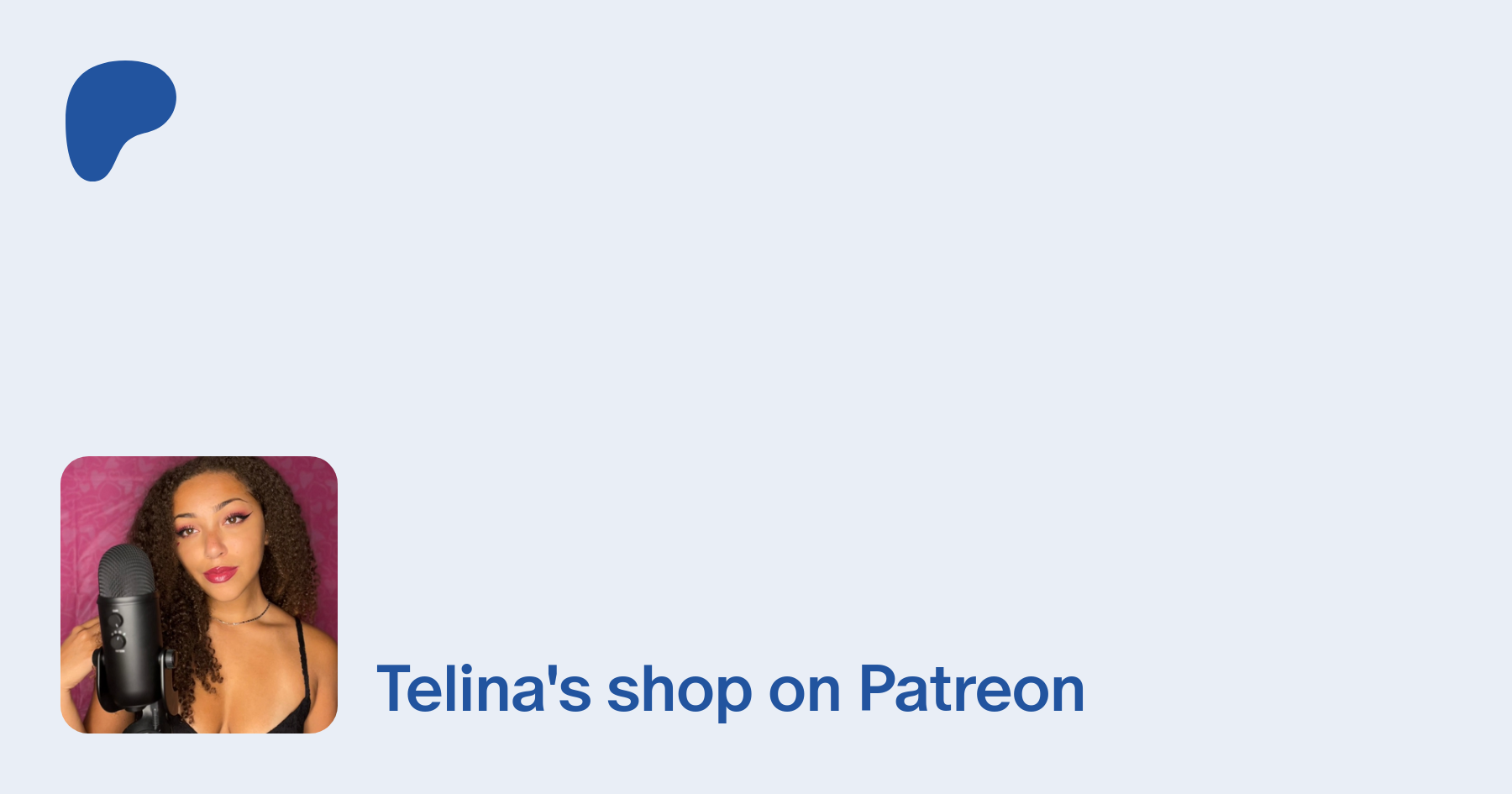 Telina | creating ASMR videos | Patreon