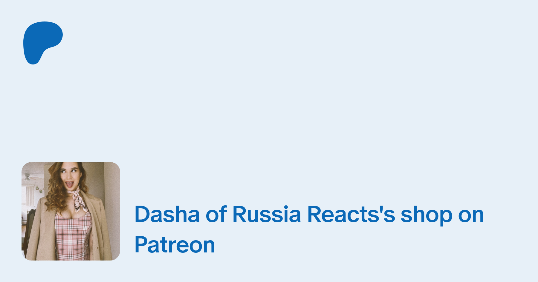 Dasha of Russia Reacts | Creating React Videos | Patreon