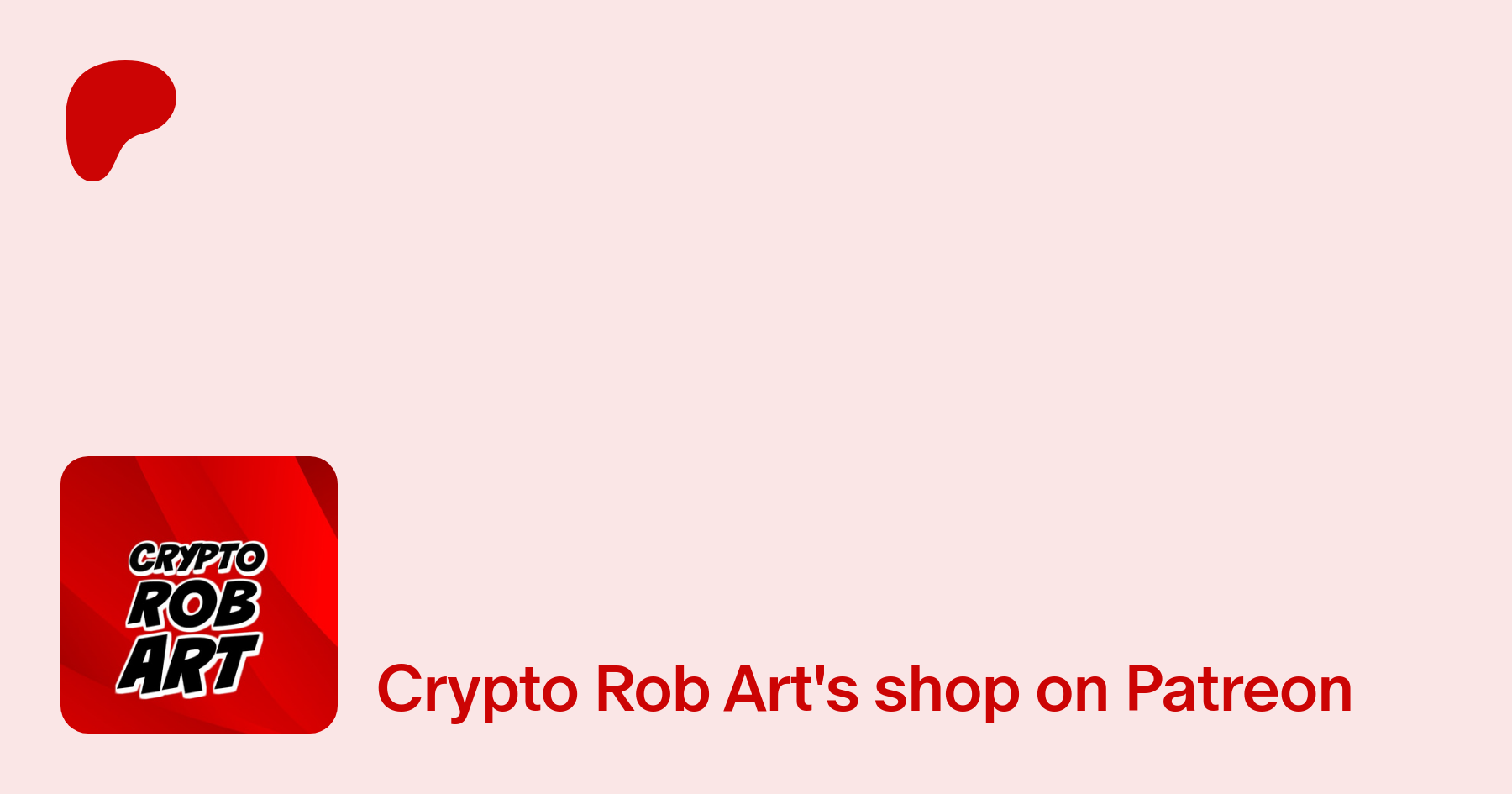Crypto Rob Art | Creating Videos on crypto and finance | Patreon