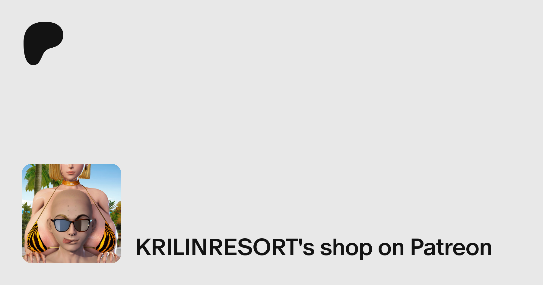 KRILINRESORT | creating 3D Comics arts | Patreon