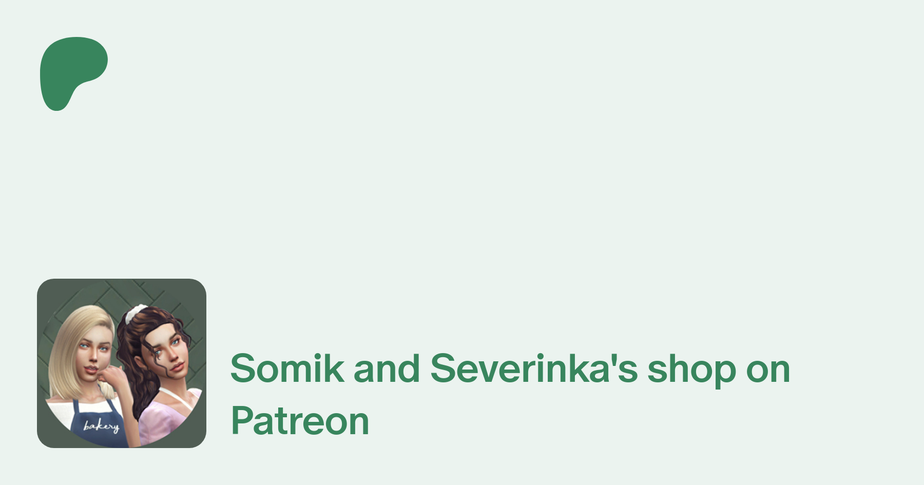 Somik and Severinka | creating Mods for Sims 4 | Patreon