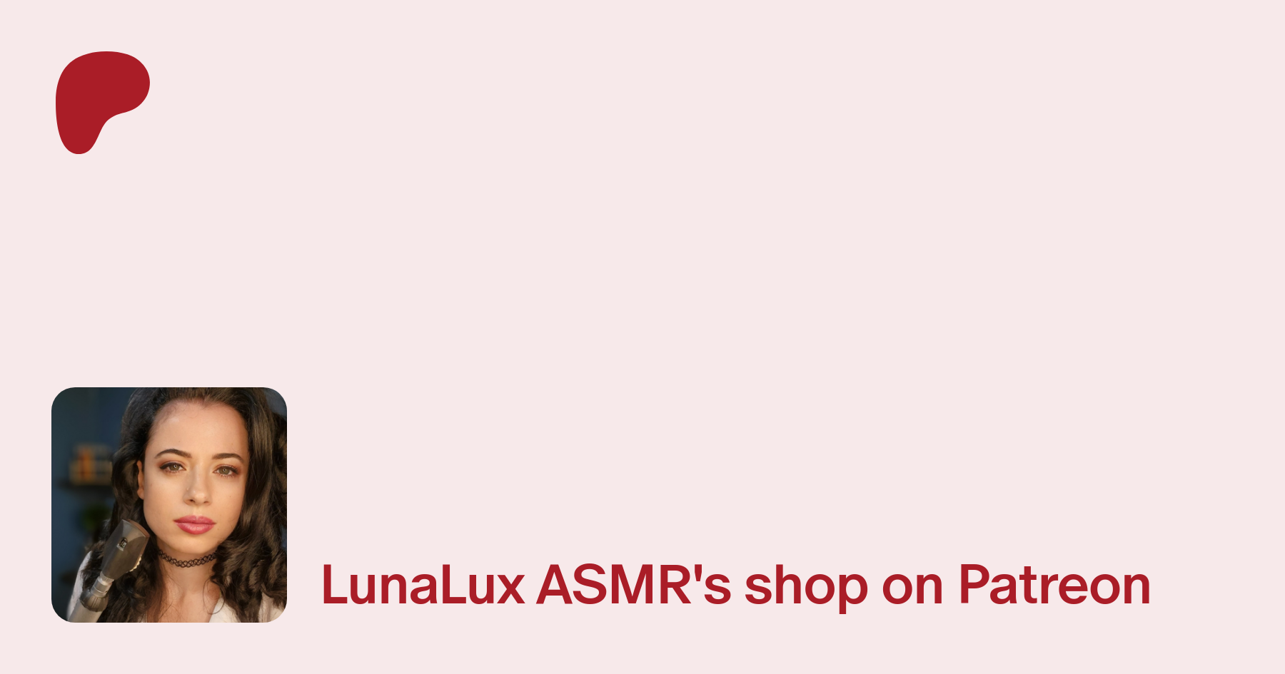 LunaLux ASMR | ASMRtist creating real person Medical Exams & TSA Pat Downs  | Patreon