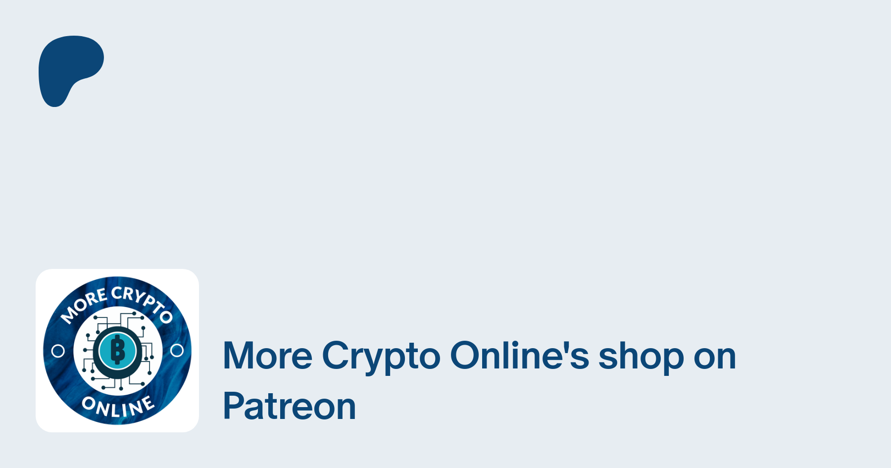 More Crypto Online | Technical analysis services using Elliott Wave |  Patreon