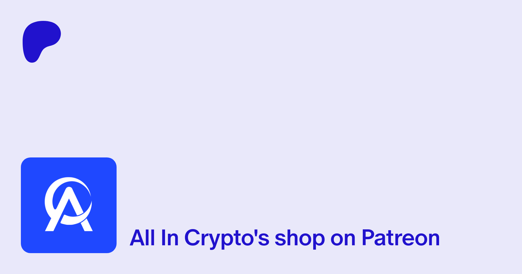 All In Crypto | Unlock exclusive crypto insights, research & a serious  community | Patreon