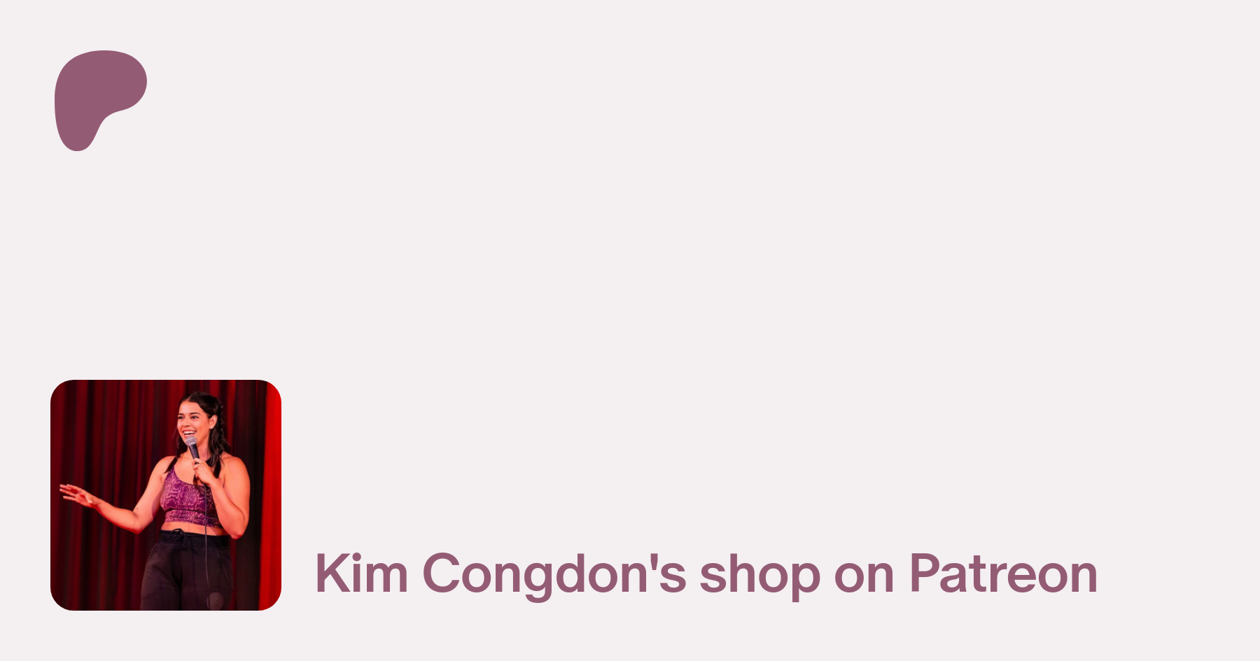 Kim Congdon | creating Bonus Content | Patreon