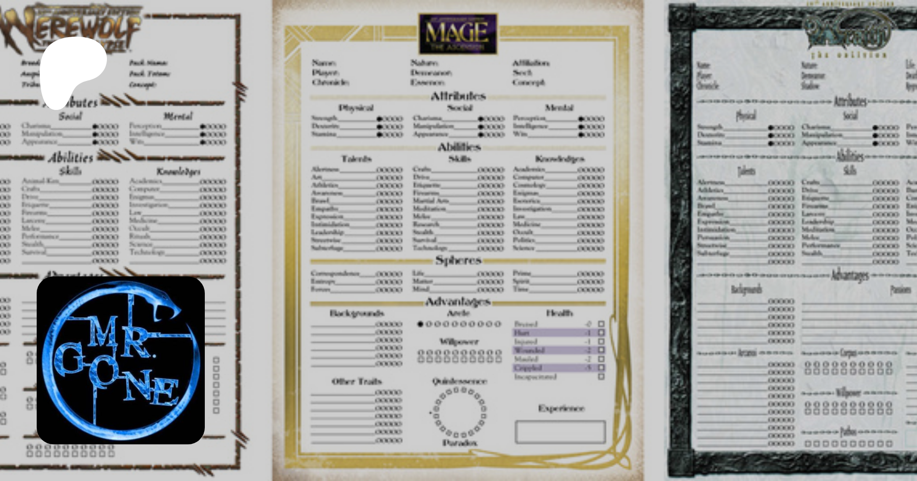 Vampire Revised 4 Page Sheet - MrGone's Character Sheets