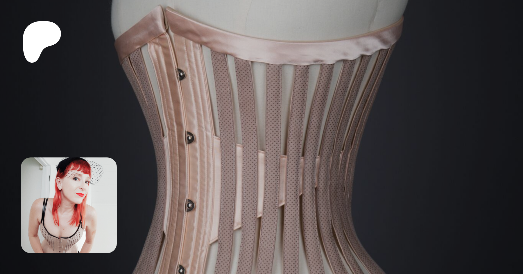 Polly Corset Designed by Lucy's Corsetry Hourglass Silhouette in Black