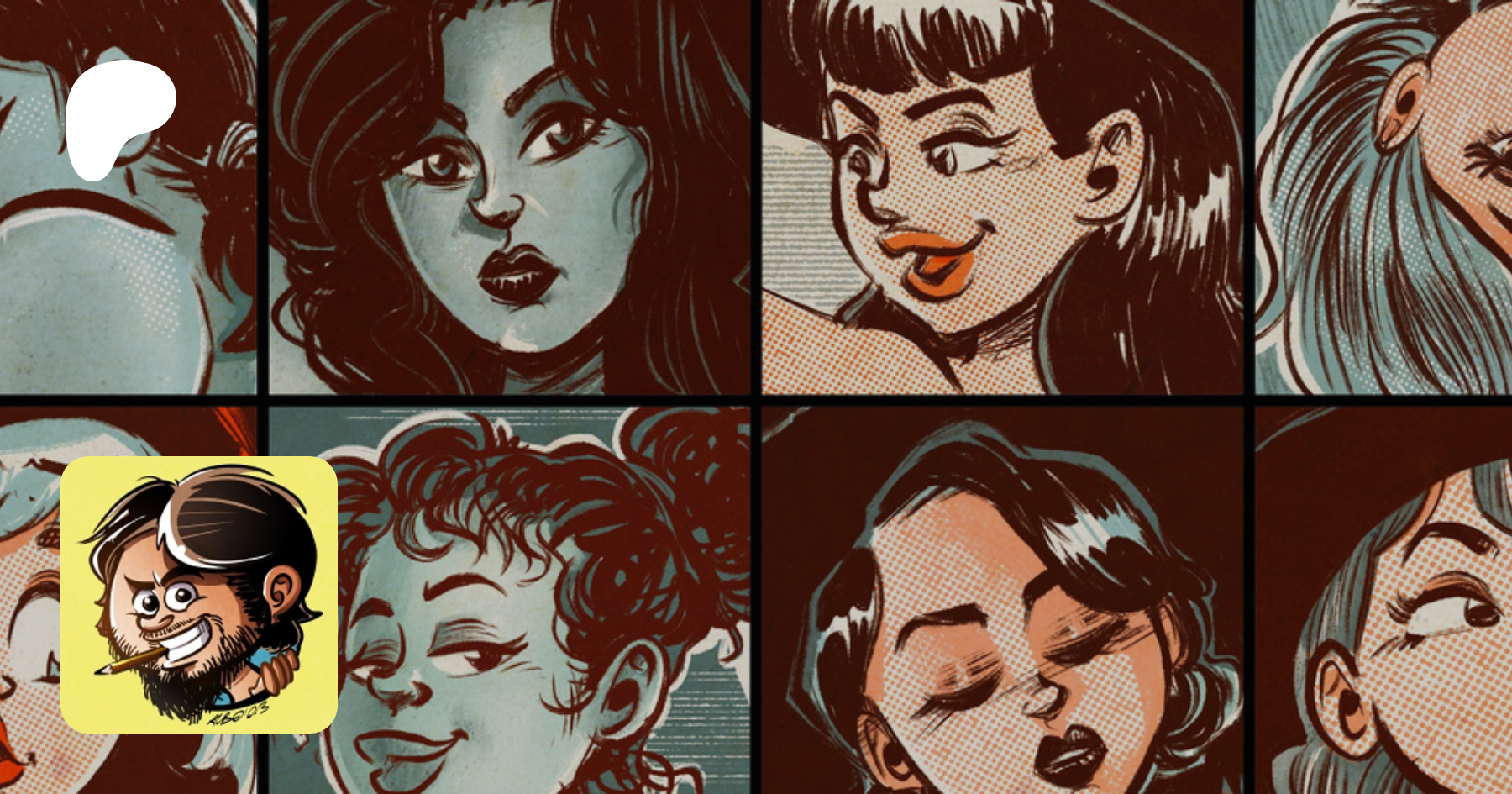 Albo creating illustrations and comics Patreon 