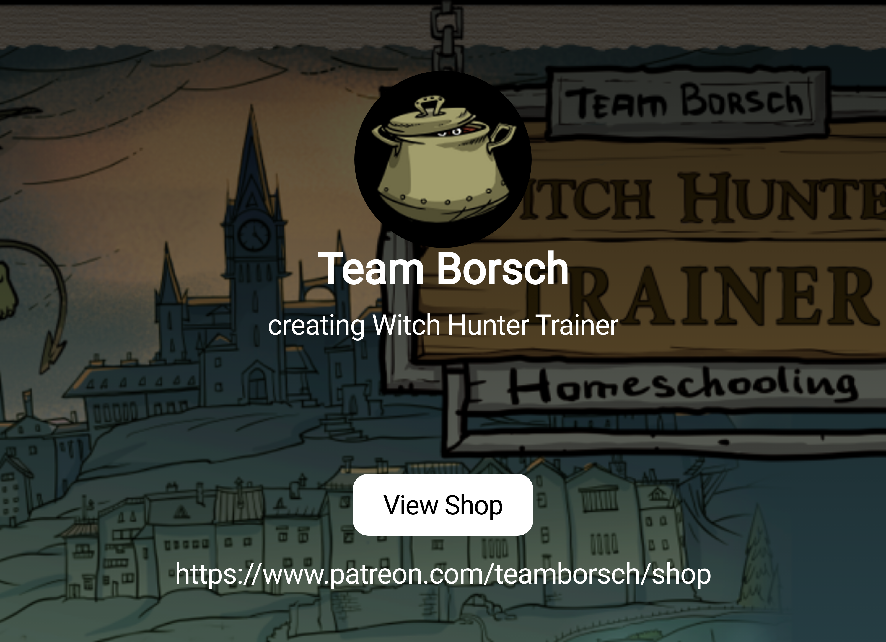 Team Borsch | creating Witch Hunter Trainer | Patreon