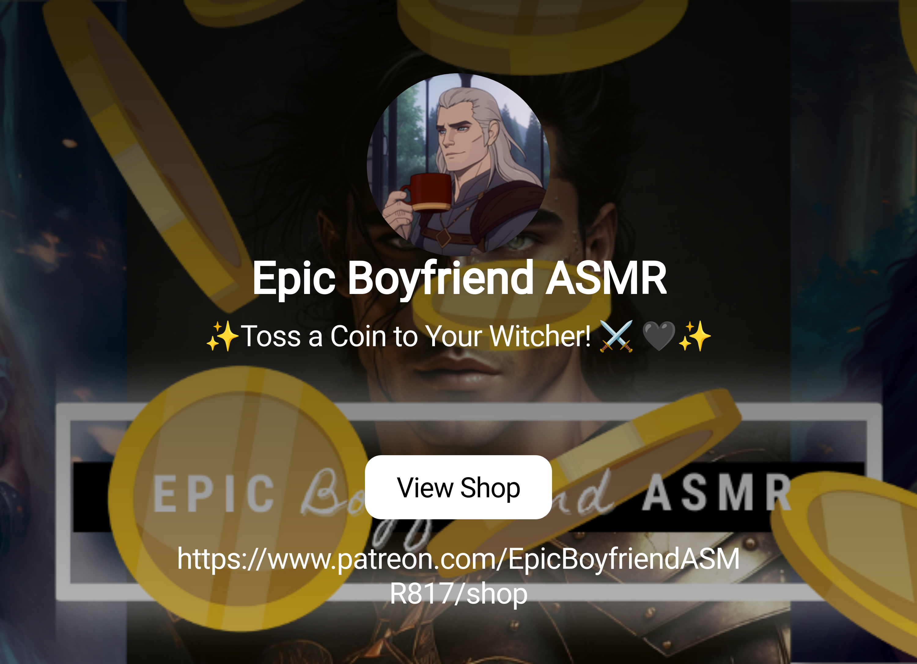 Epic Boyfriend ASMR | ✨Toss a Coin to Your Witcher! ⚔️ 🖤✨ | Patreon