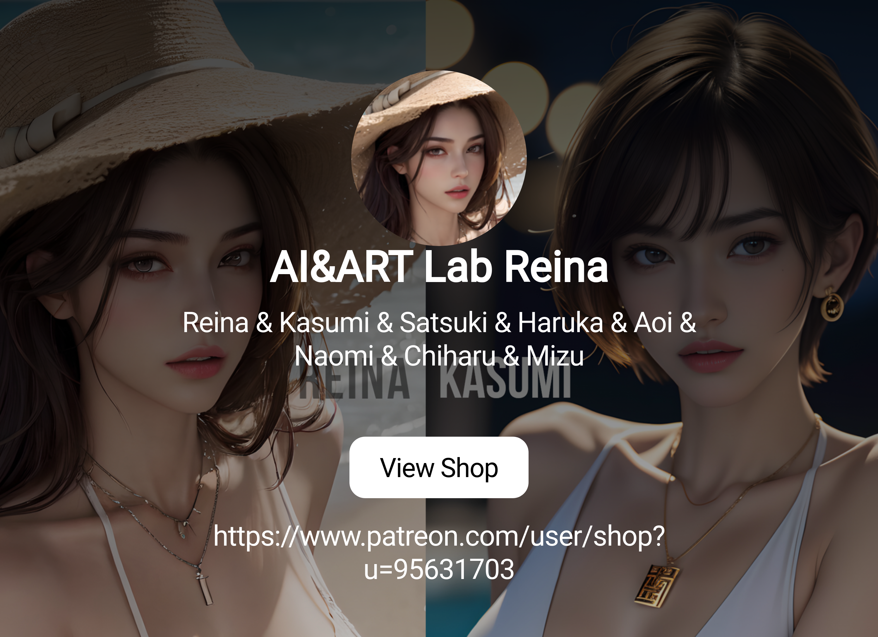 AI&ART Lab Reina | Reina & Kasumi & Satsuki & Haruka & Aoi & Naomi &  Chiharu & Mizu | Patreon