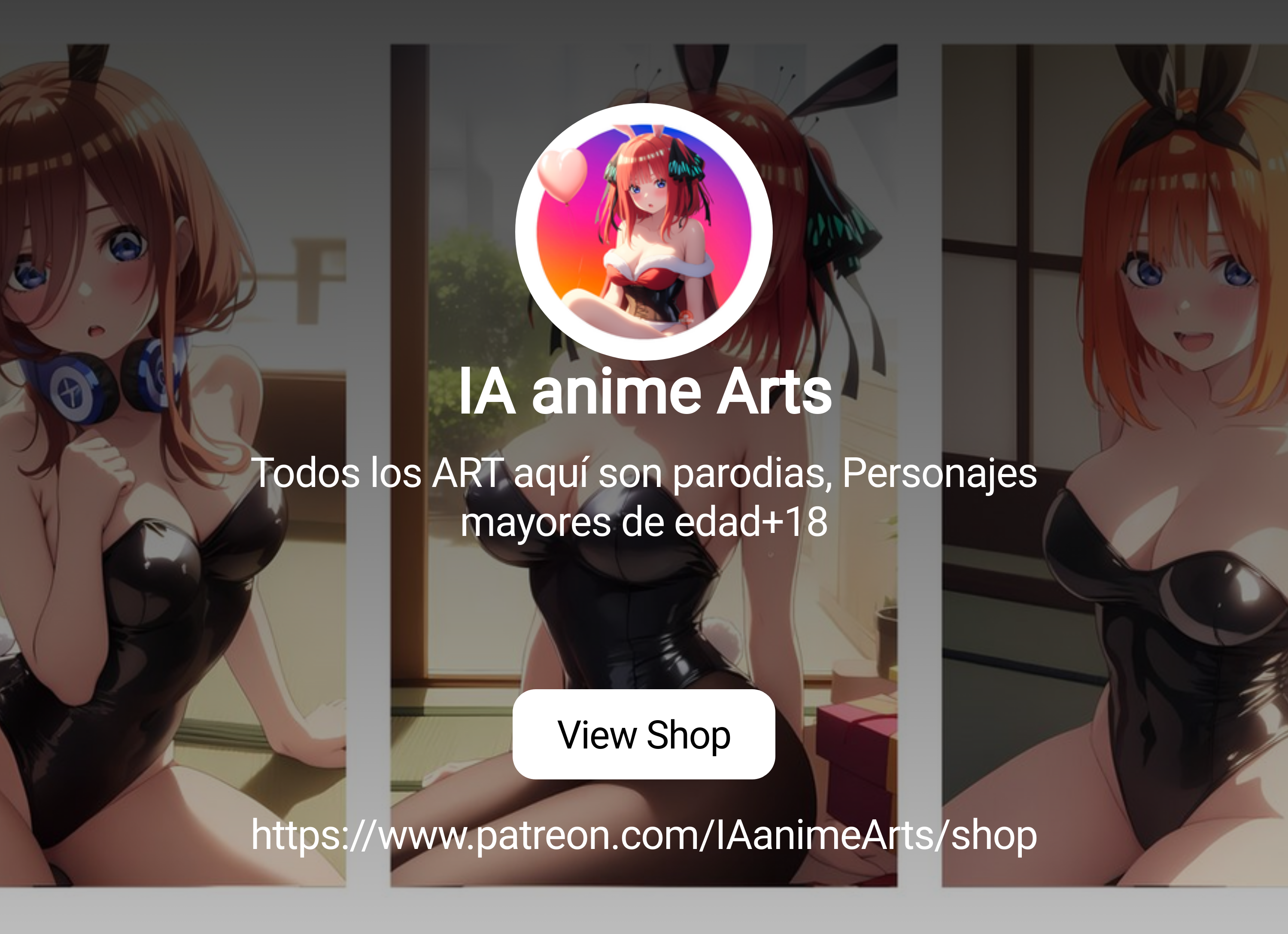 IA anime Arts | Todos los ART aquí son parodias, Personajes mayores de edad+ 18 | Patreon