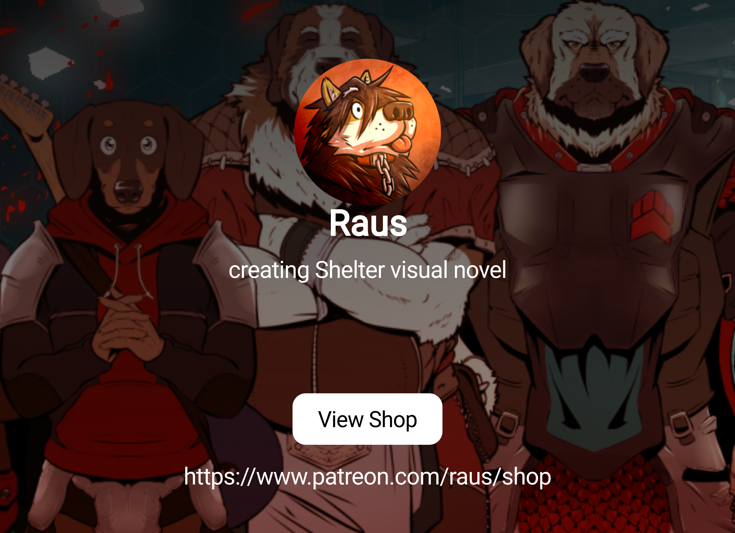 Raus | creating Shelter visual novel | Patreon