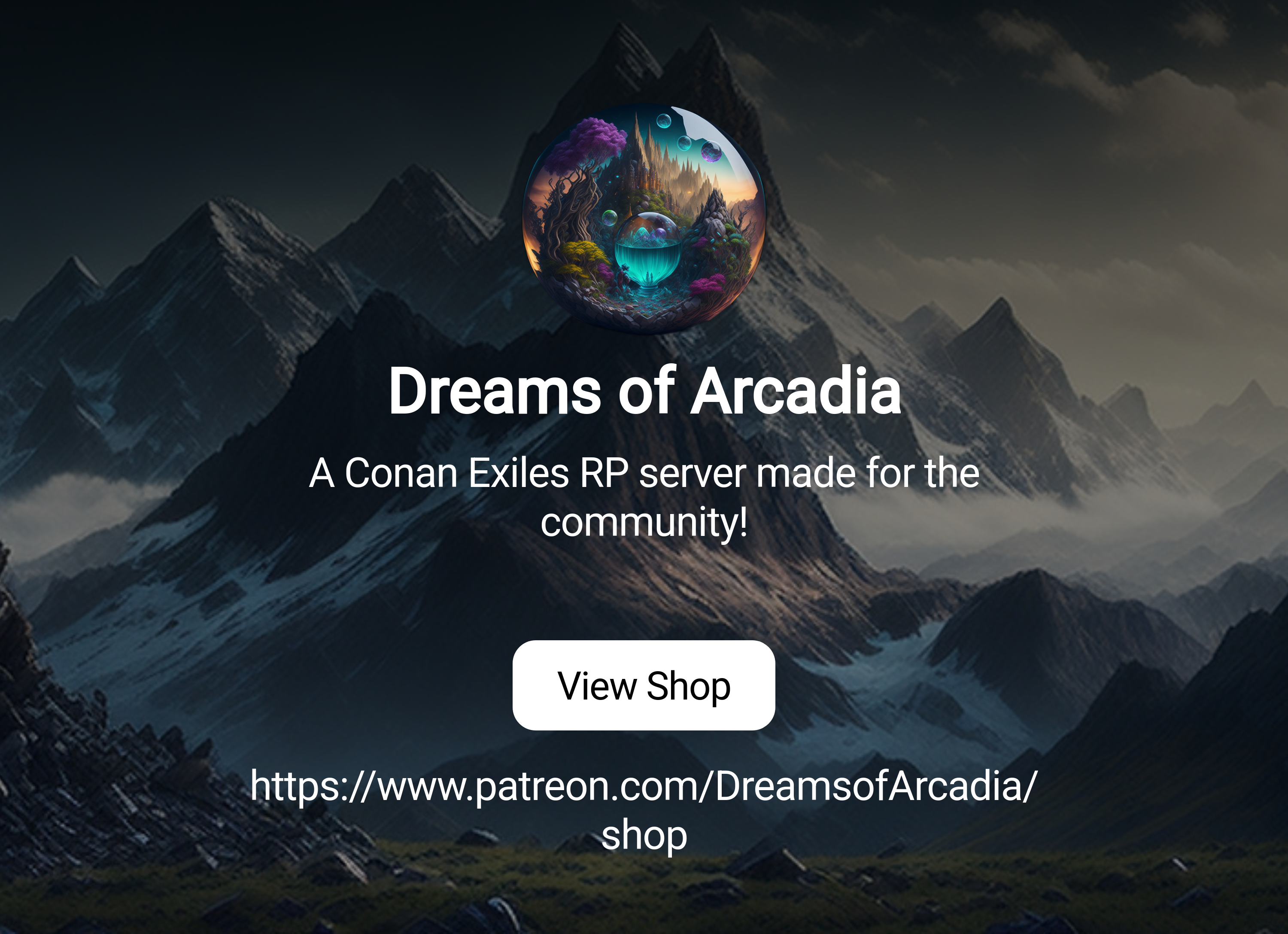 Dreams of Arcadia | A Conan Exiles RP server made for the community! |  Patreon
