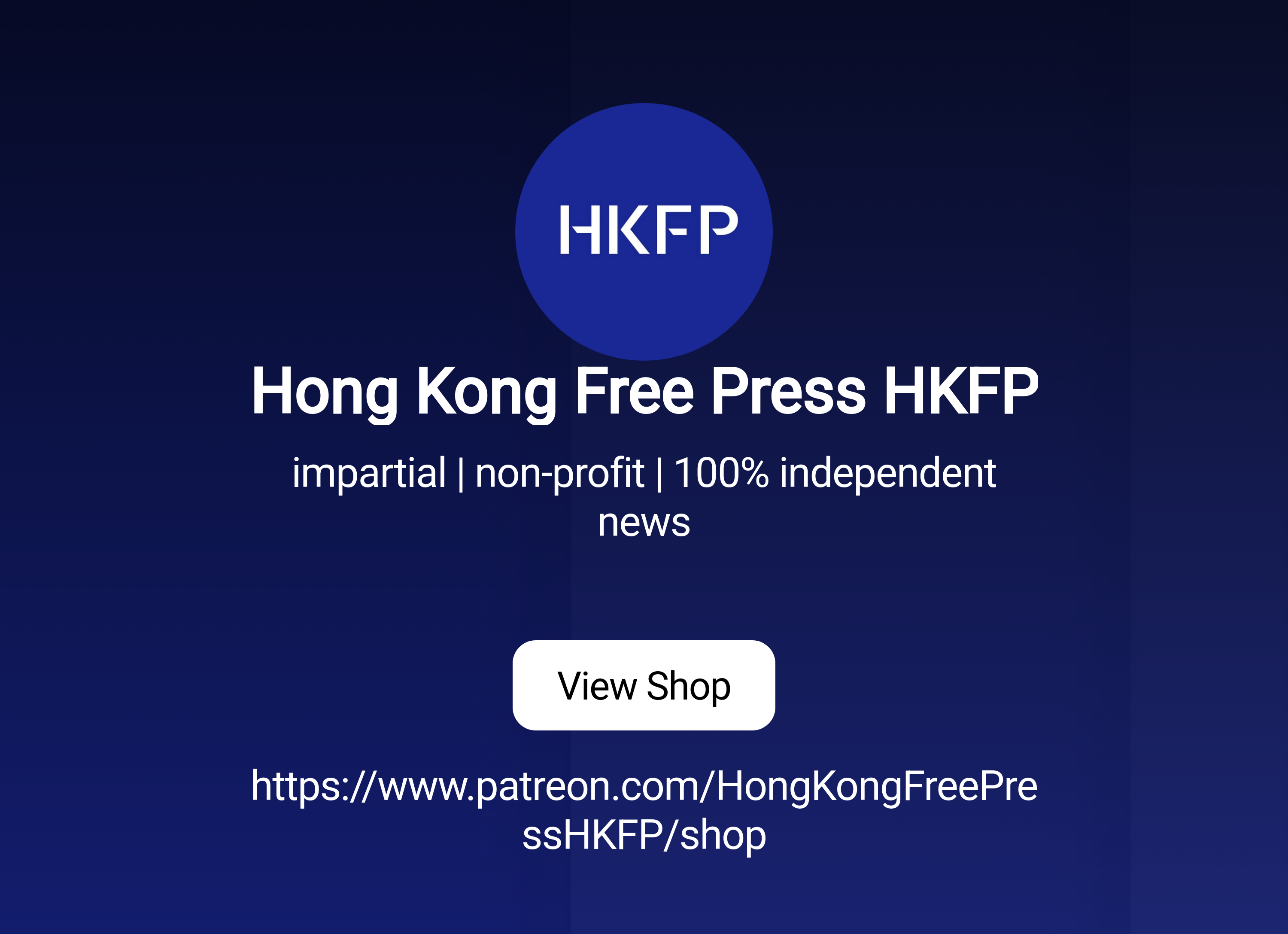Hong Kong Free Press HKFP | impartial | non-profit | 100% independent news  | Patreon