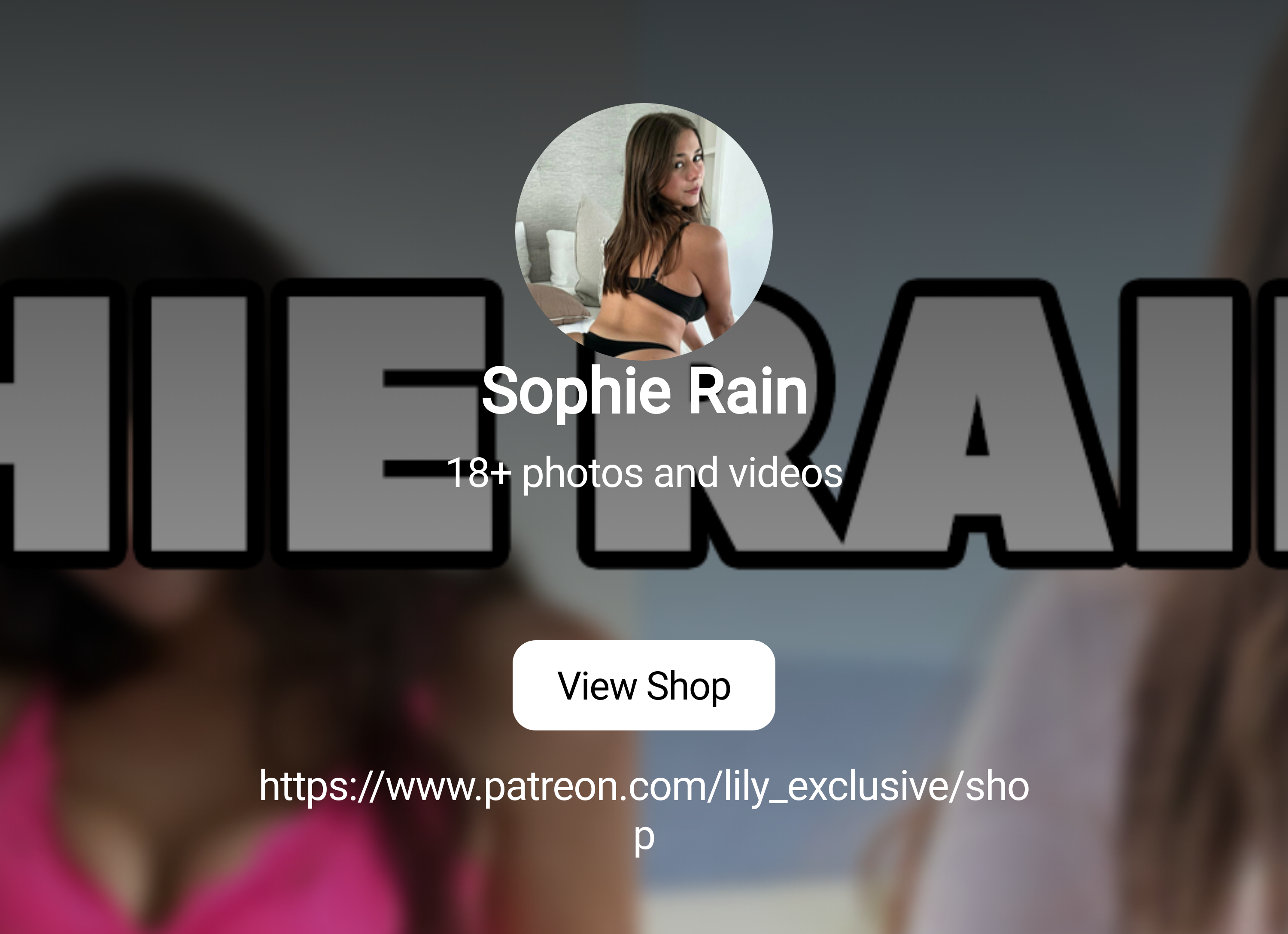 Sophie Rain | 18+ photos and videos | Patreon