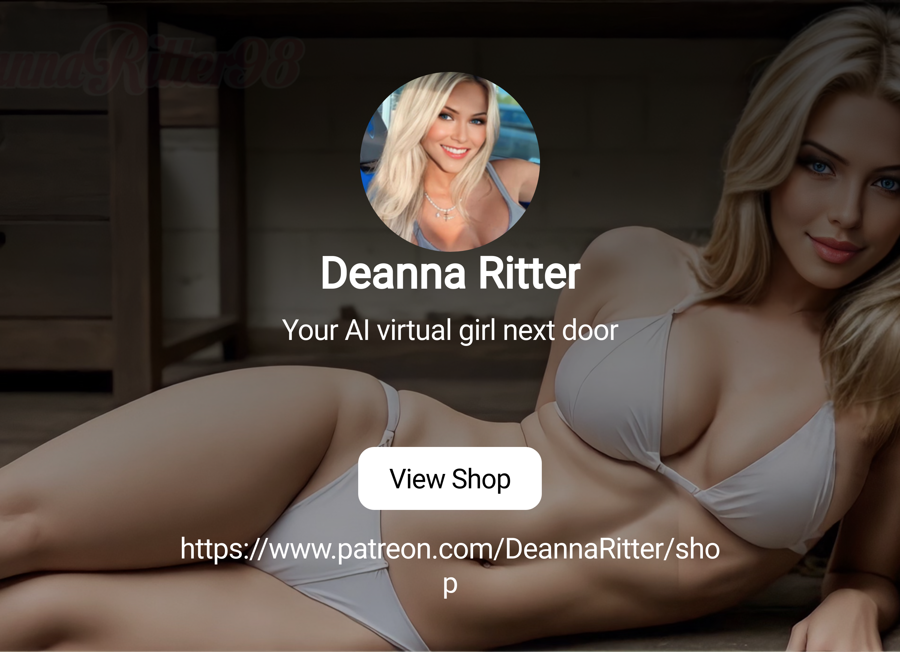 Deanna Ritter | Your AI virtual girl next door | Patreon