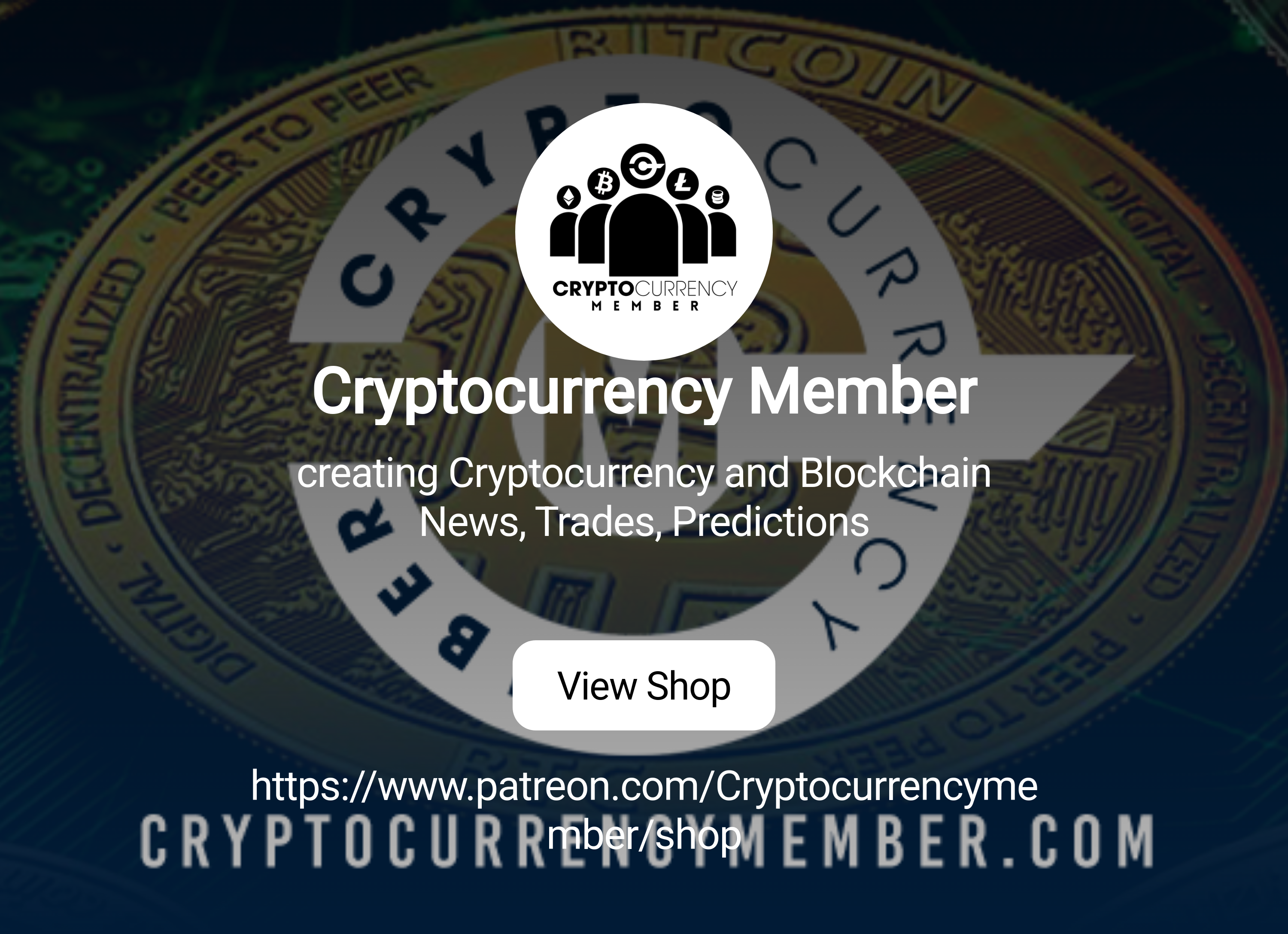 Cryptocurrency Member | creating Cryptocurrency and Blockchain News,  Trades, Predictions | Patreon