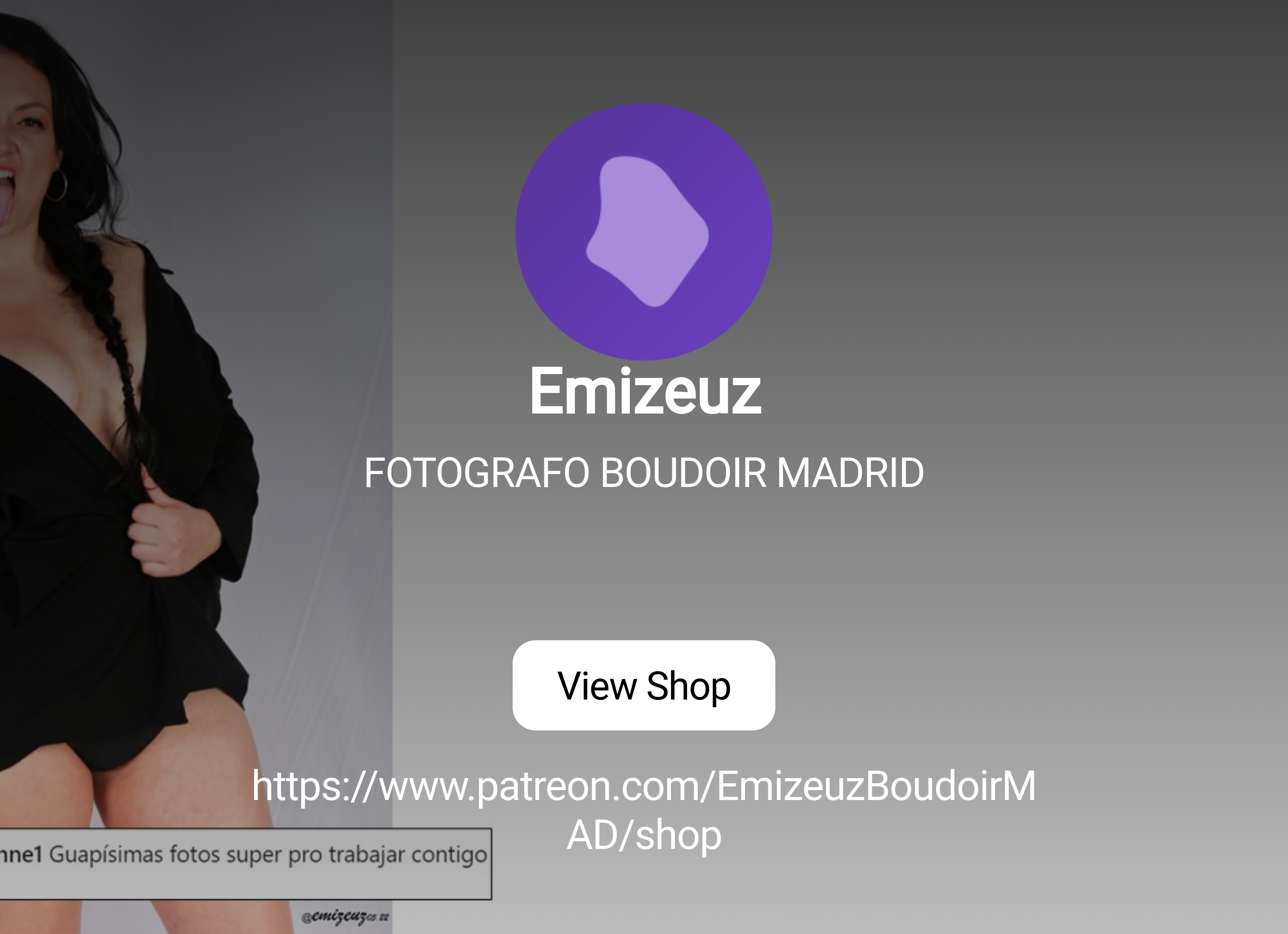 Emizeuz | FOTOGRAFO BOUDOIR MADRID | Patreon