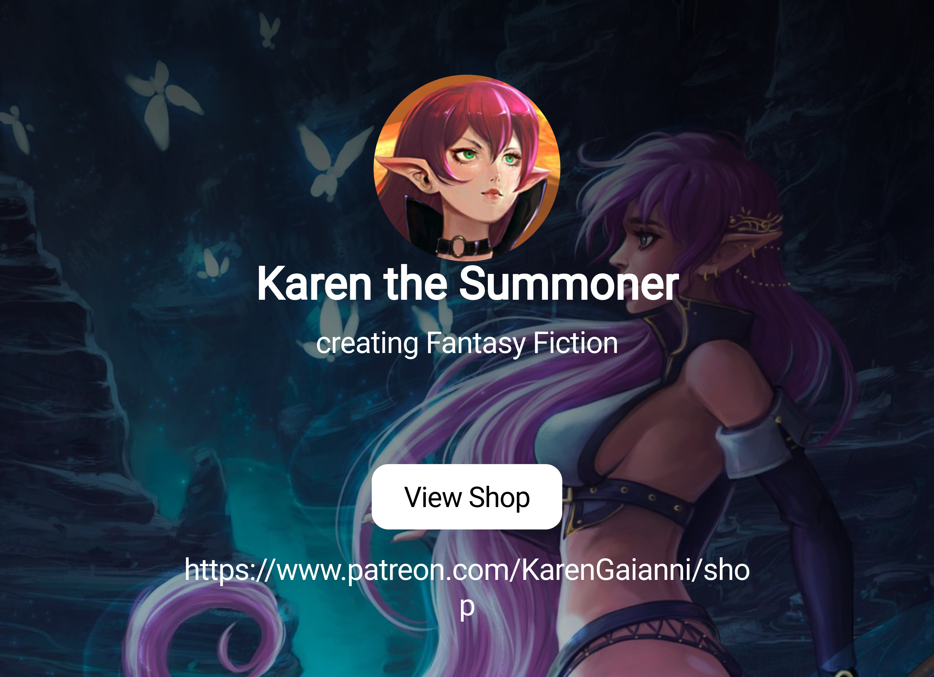 Karen the Summoner | creating Fantasy Fiction | Patreon