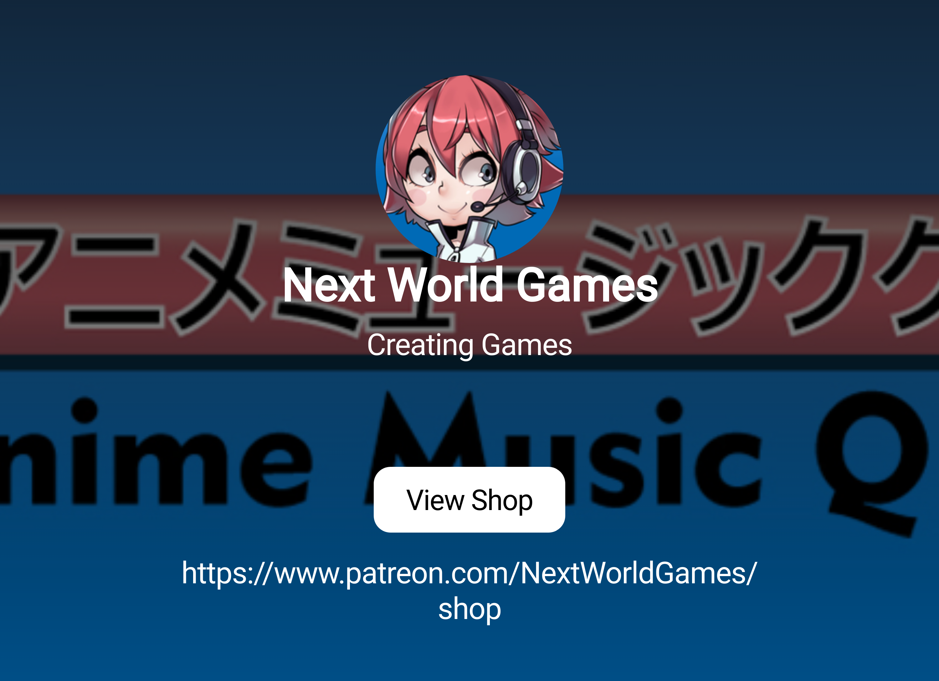 Next World Games | Creating Games | Patreon