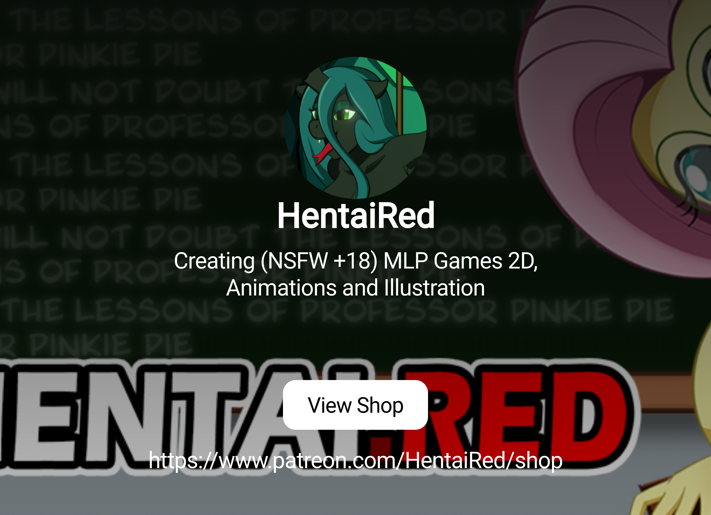 HentaiRed | Creating (NSFW +18) MLP Games 2D, Animations and Illustration |  Patreon