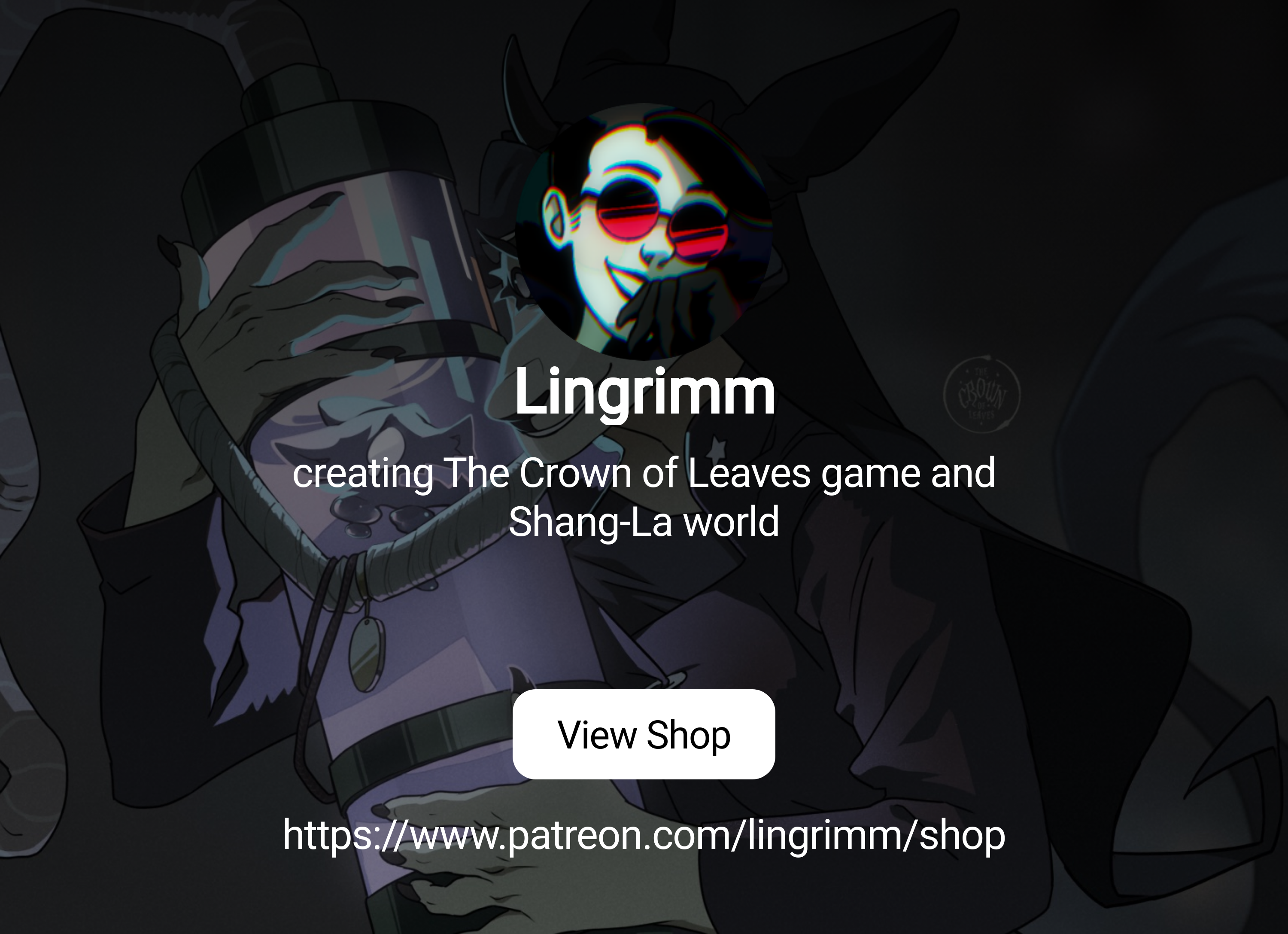 Lingrimm | creating The Crown of Leaves game and Shang-La world | Patreon