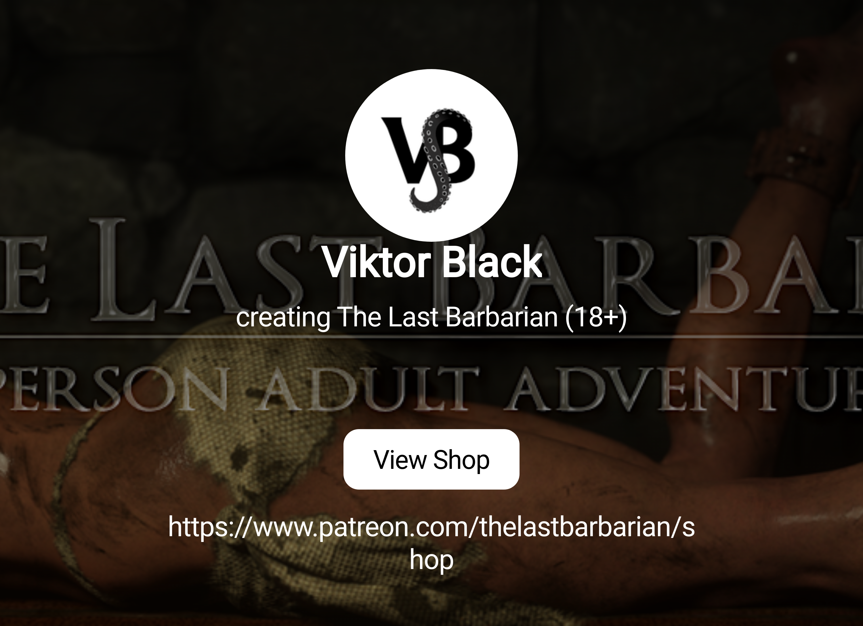 Viktor Black | creating The Last Barbarian (18+) | Patreon