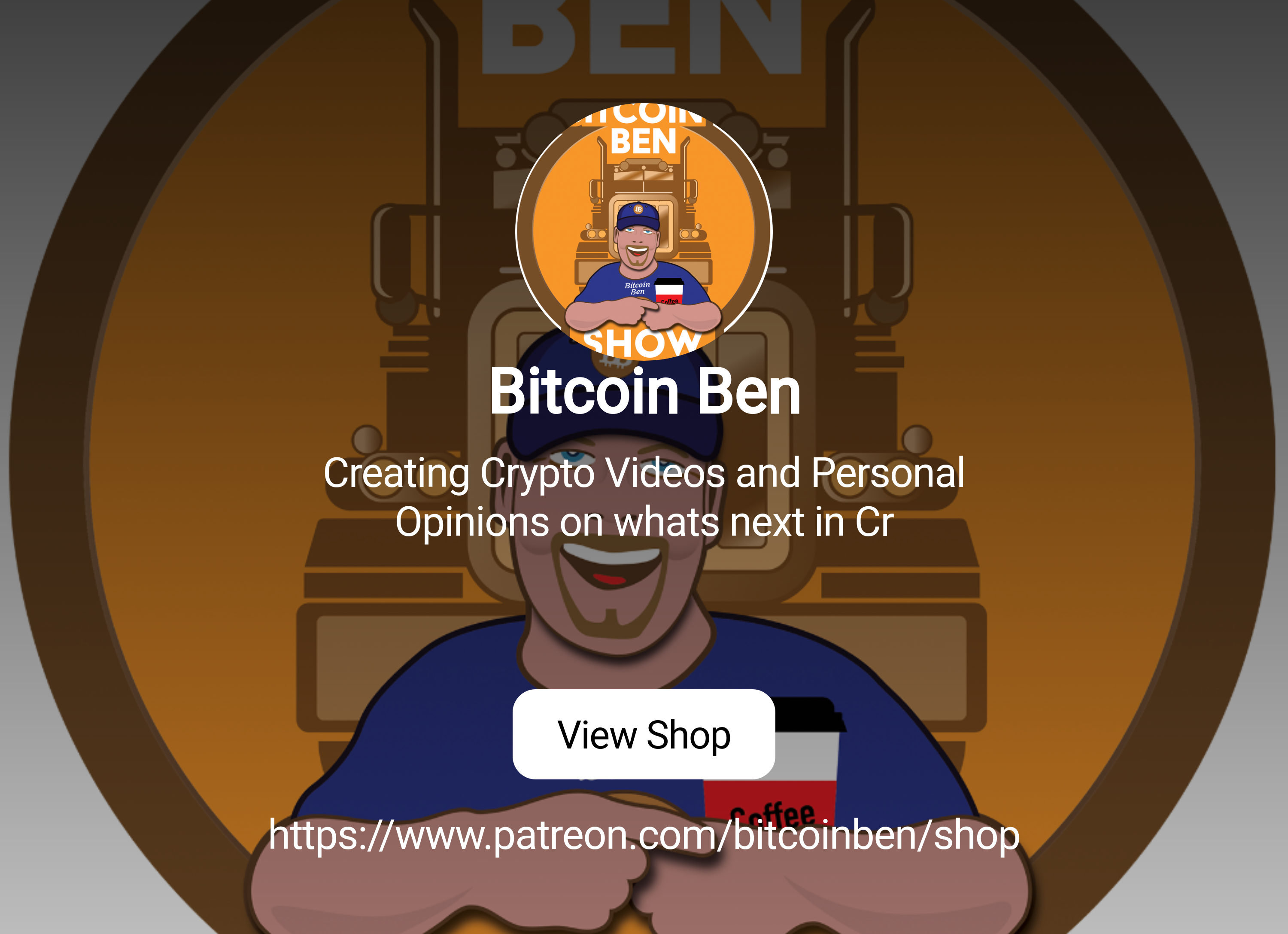 Bitcoin Ben | Creating Crypto Videos and Personal Opinions on whats next in  Cr | Patreon