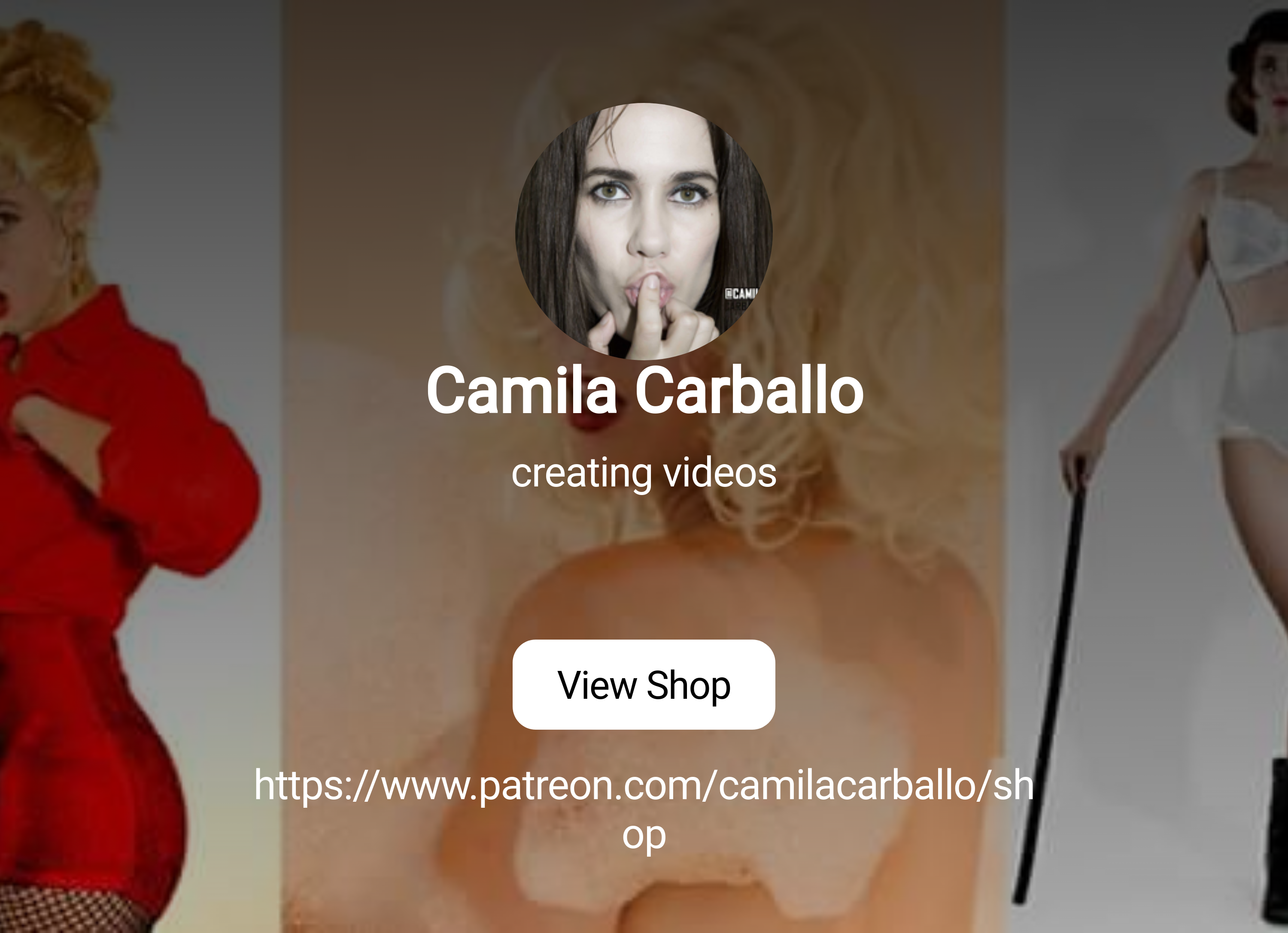 Camila Carballo | creating videos | Patreon