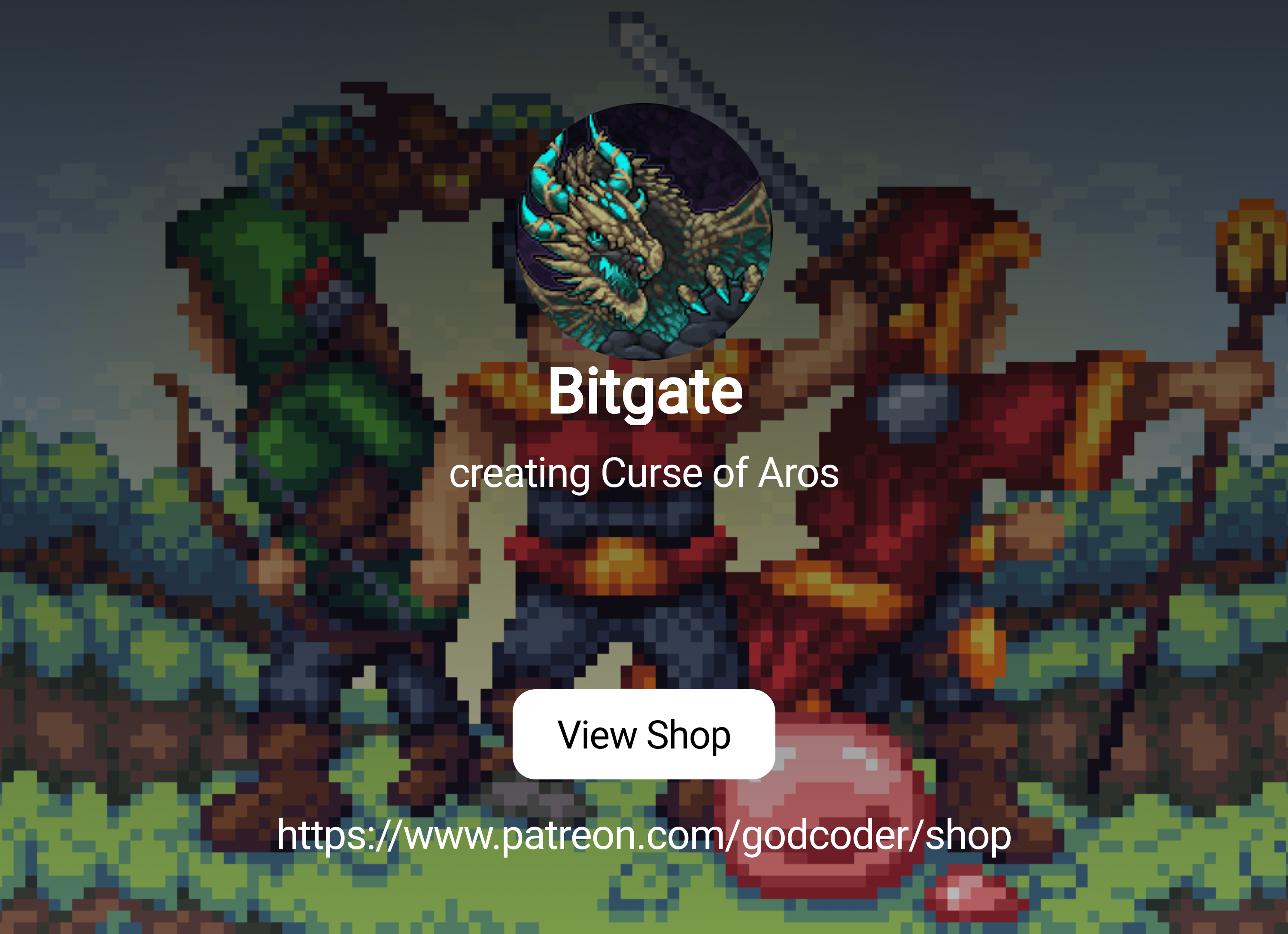 Bitgate | creating Curse of Aros | Patreon