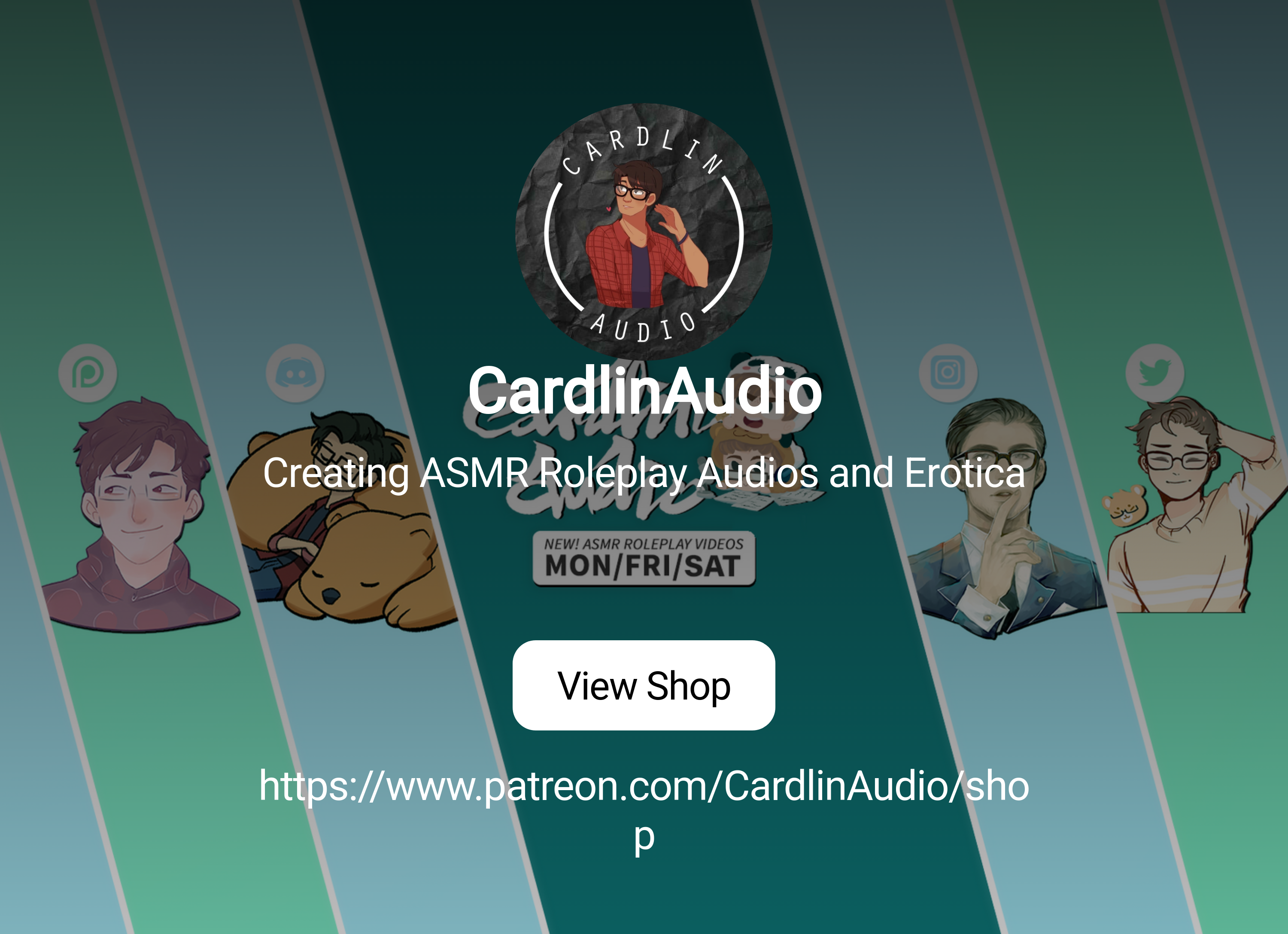 CardlinAudio | Creating ASMR Roleplay Audios and Erotica | Patreon