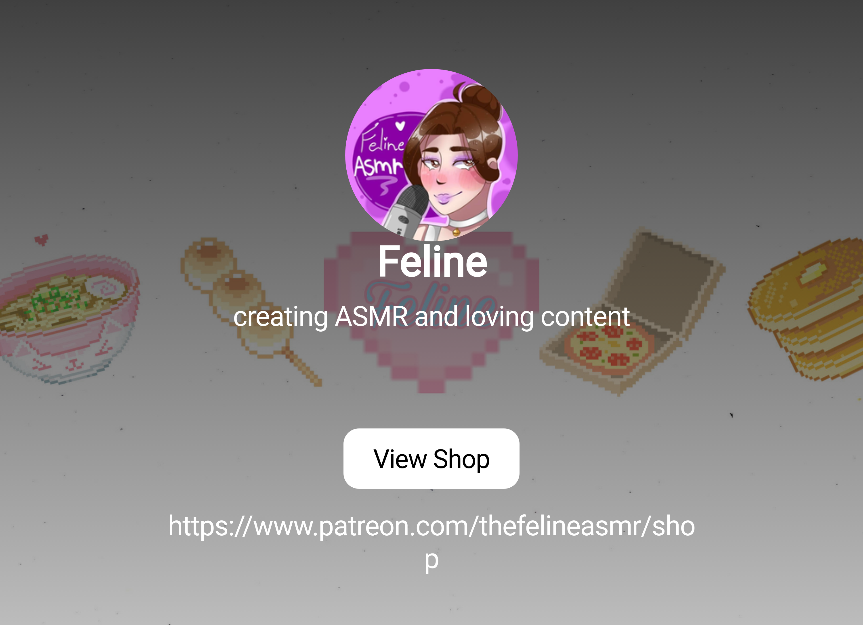 Feline | creating ASMR and loving content | Patreon