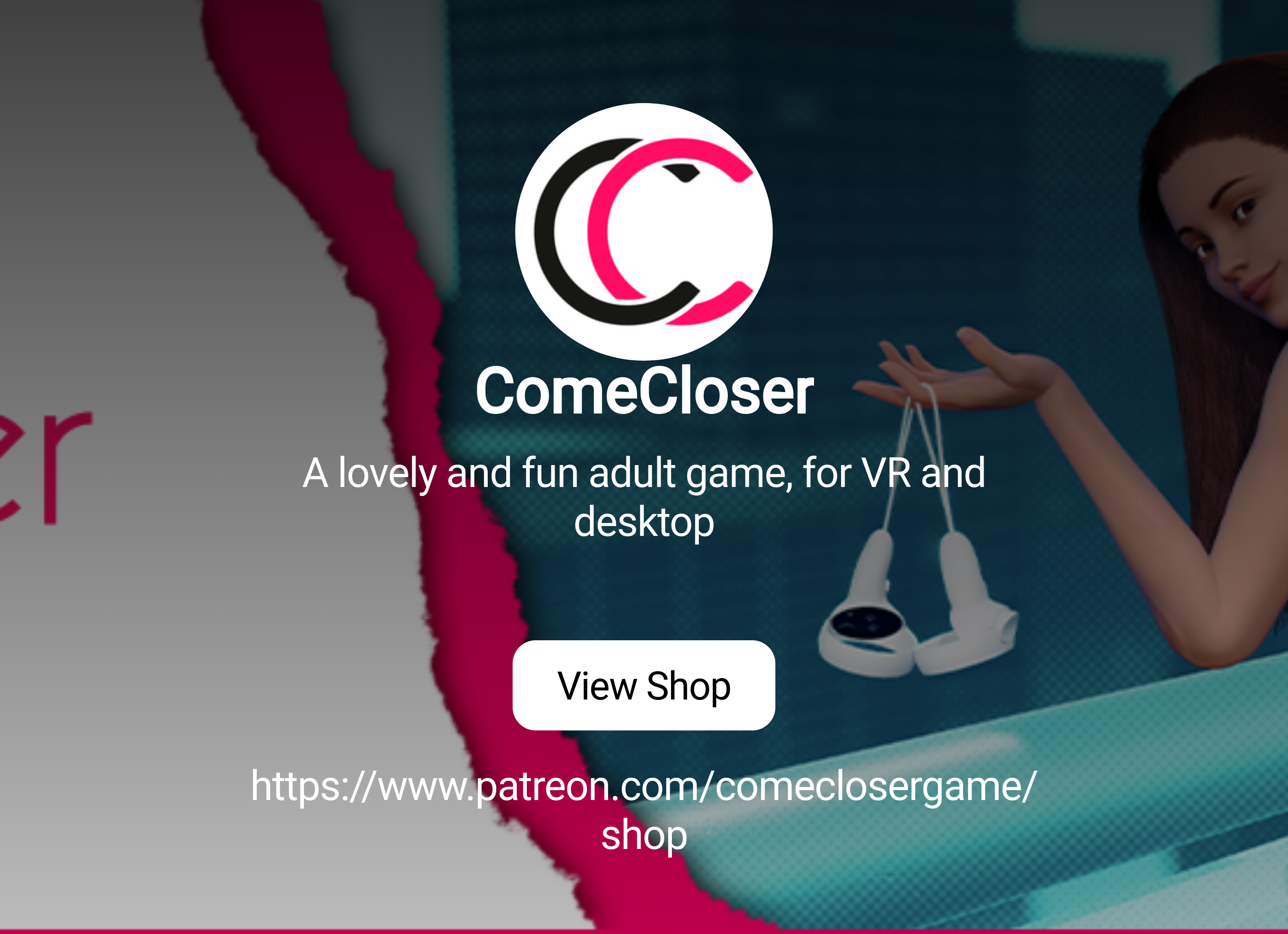 ComeCloser | A lovely and fun adult game, for VR and desktop | Patreon