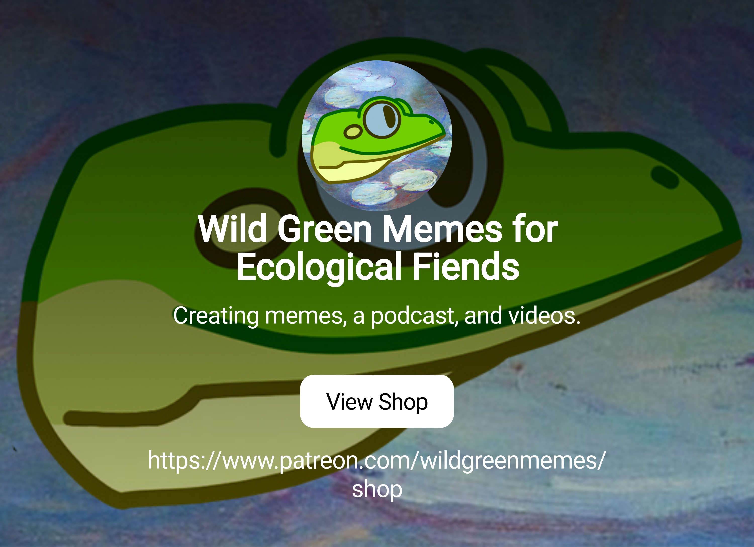 Wild Green Memes for Ecological Fiends | Creating memes, a podcast, and  videos. | Patreon