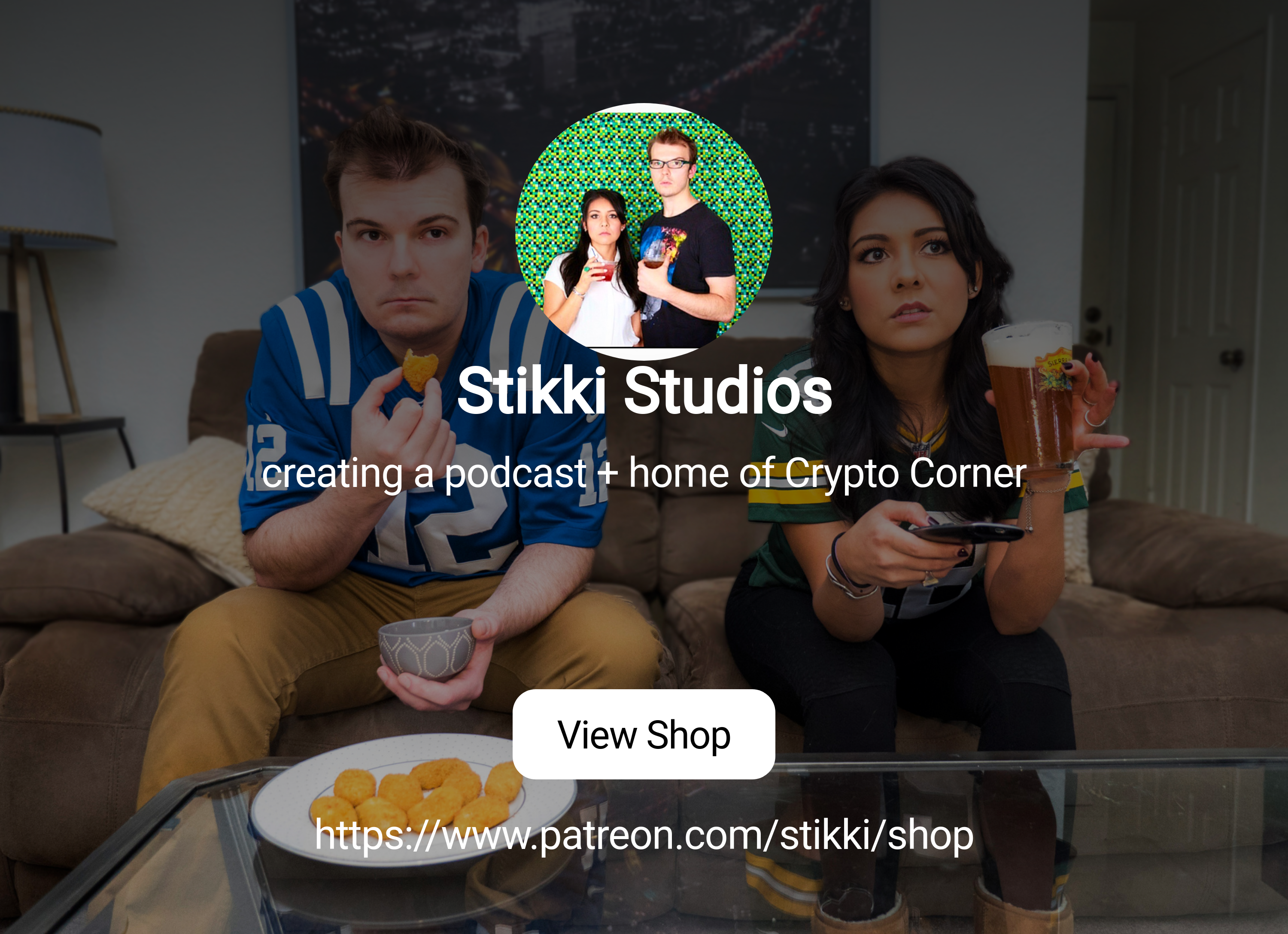 Stikki Studios | creating a podcast + home of Crypto Corner | Patreon