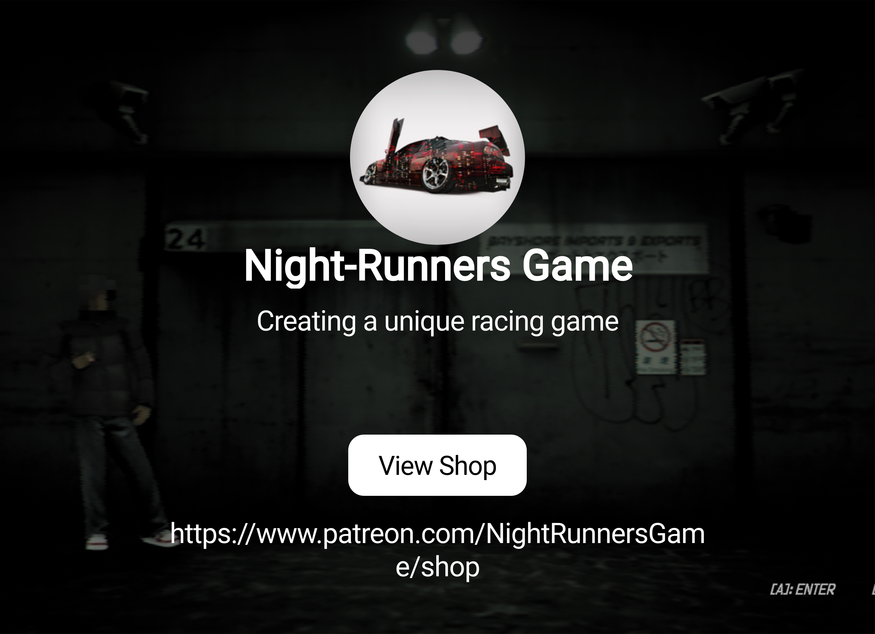 Night-Runners Game | Creating a unique racing game | Patreon