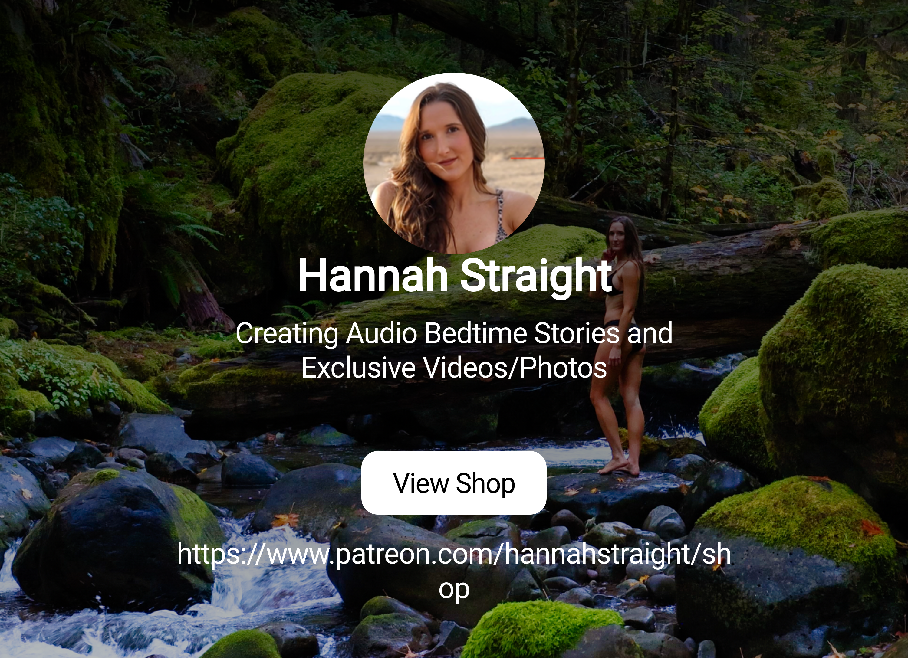 Hannah Straight | Creating Audio Bedtime Stories and Exclusive  Videos/Photos | Patreon