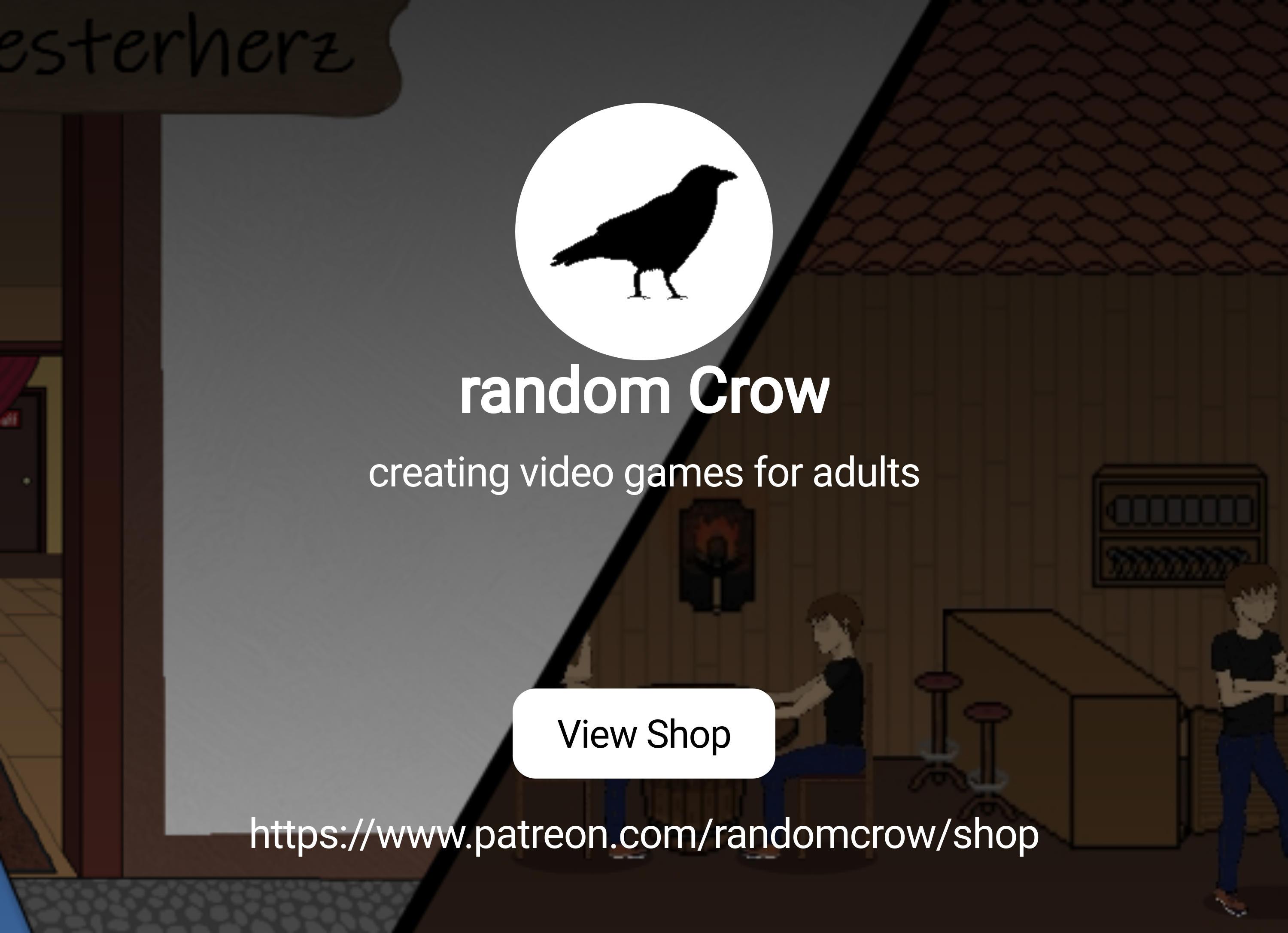 random Crow | creating video games for adults | Patreon