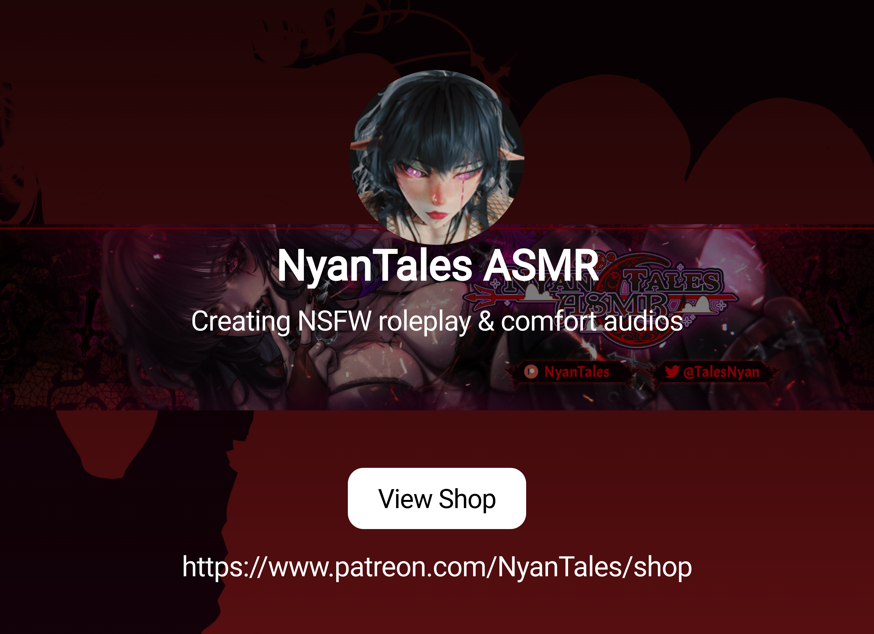 NyanTales ASMR | Creating NSFW roleplay & comfort audios | Patreon