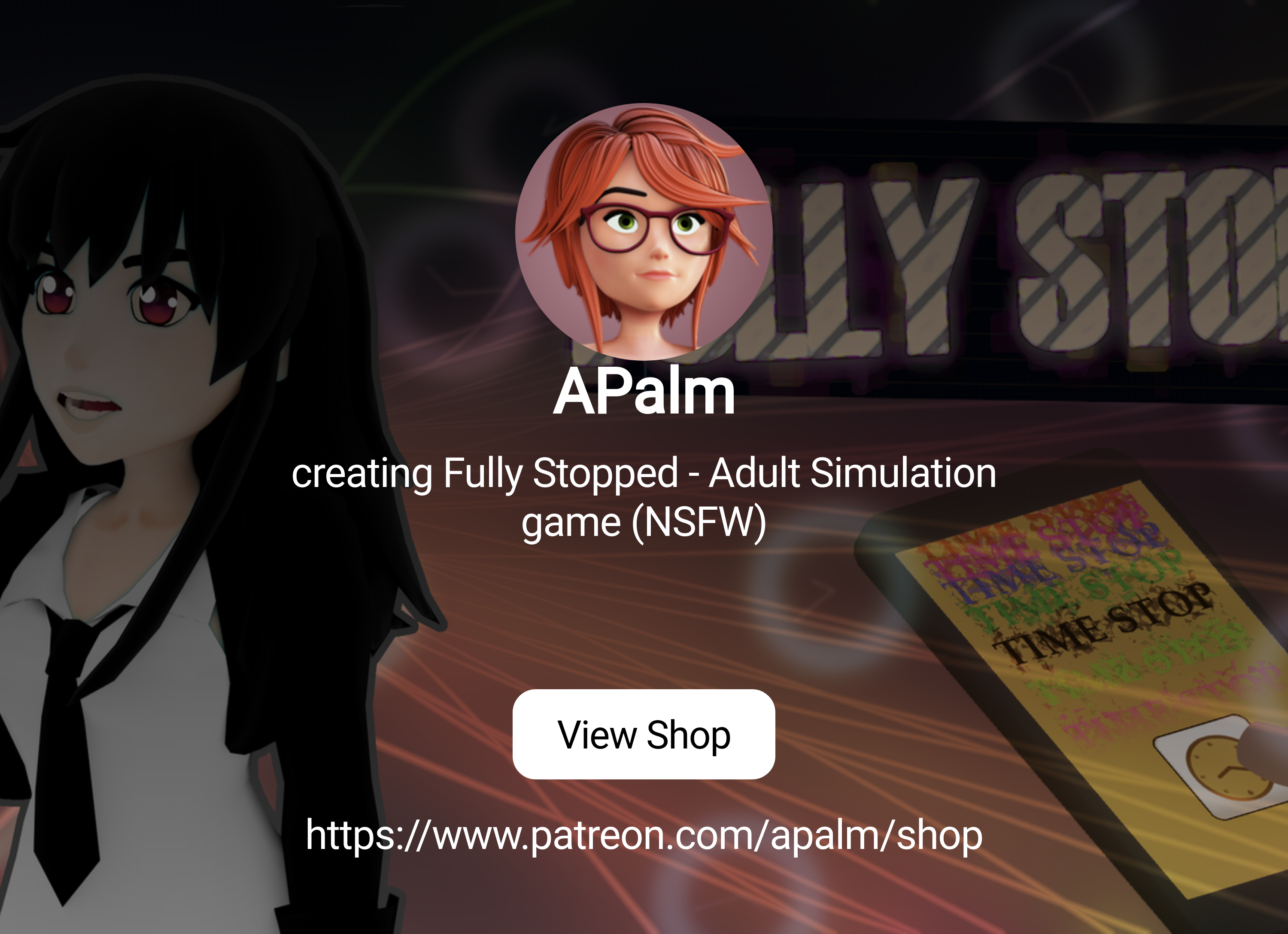 APalm | creating Fully Stopped - Adult Simulation game (NSFW) | Patreon