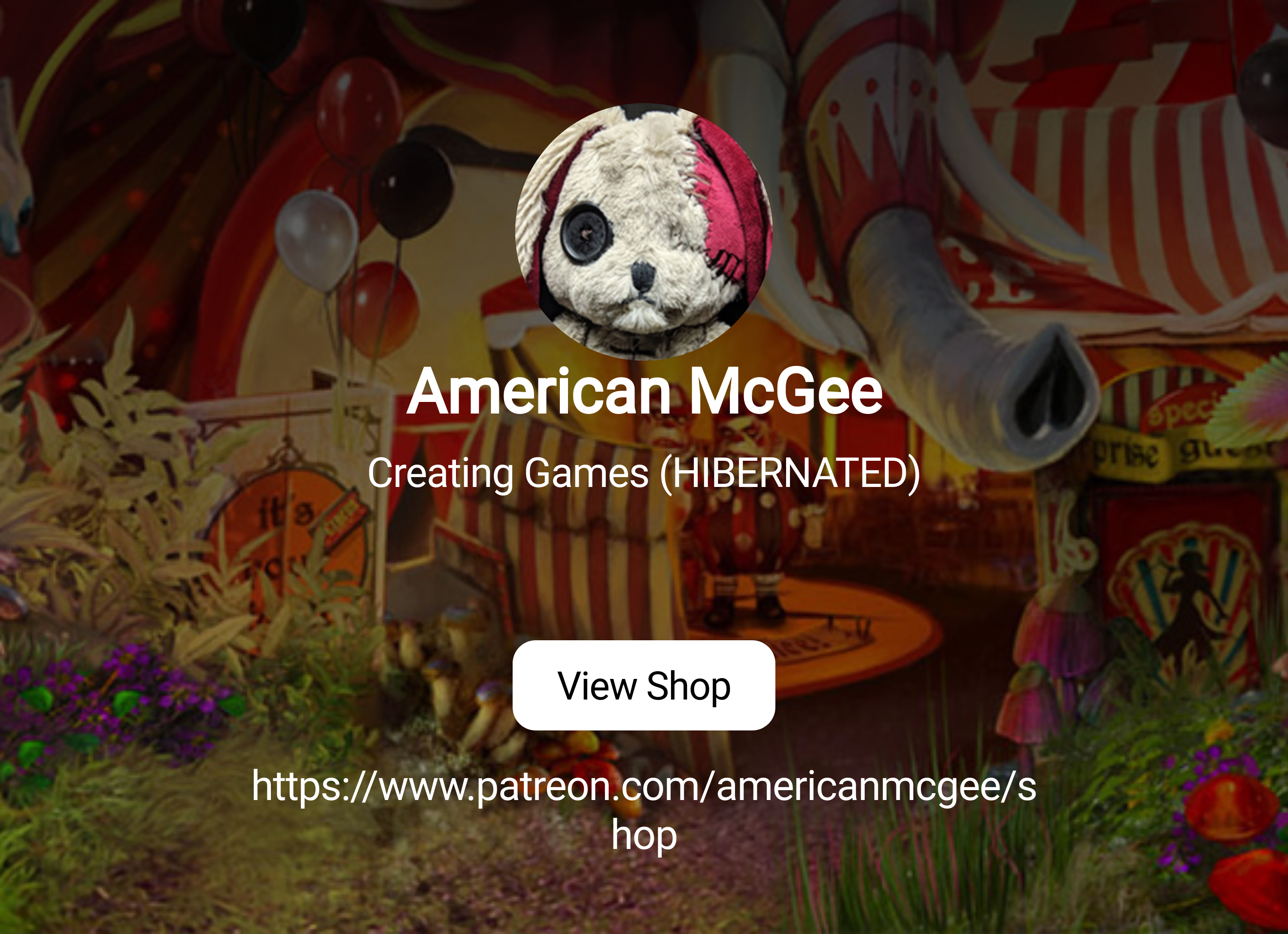 American McGee | Creating Games (HIBERNATED) | Patreon