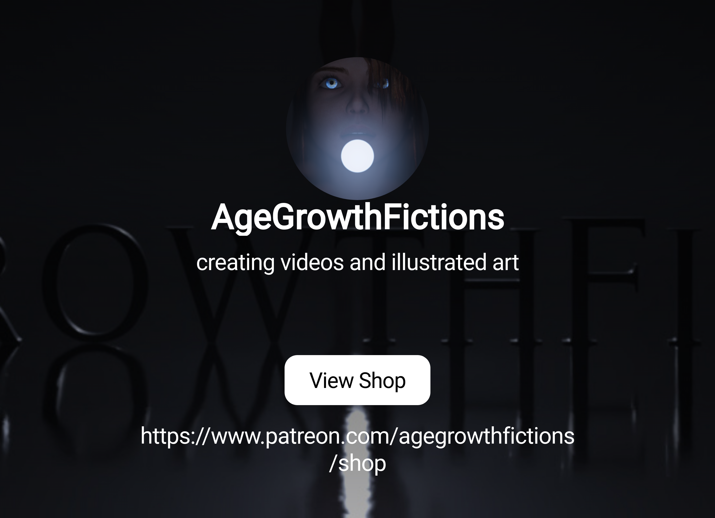 AgeGrowthFictions | creating videos and illustrated art | Patreon