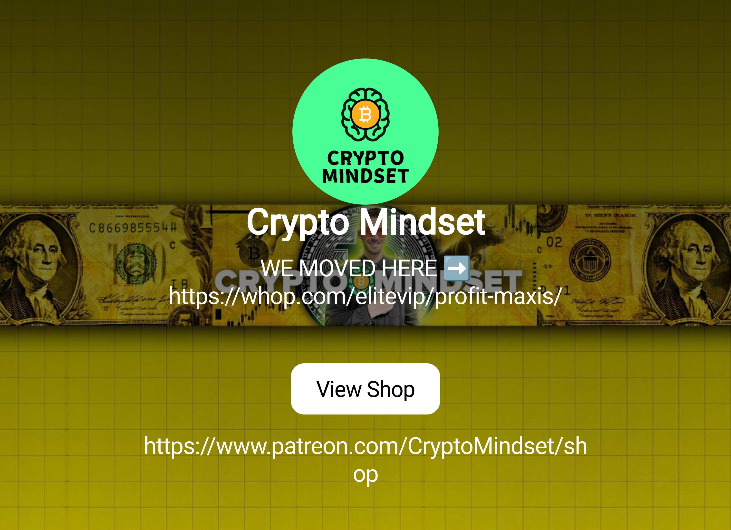 Crypto Mindset | Join VIP: https://whop.com/elitevip | Patreon